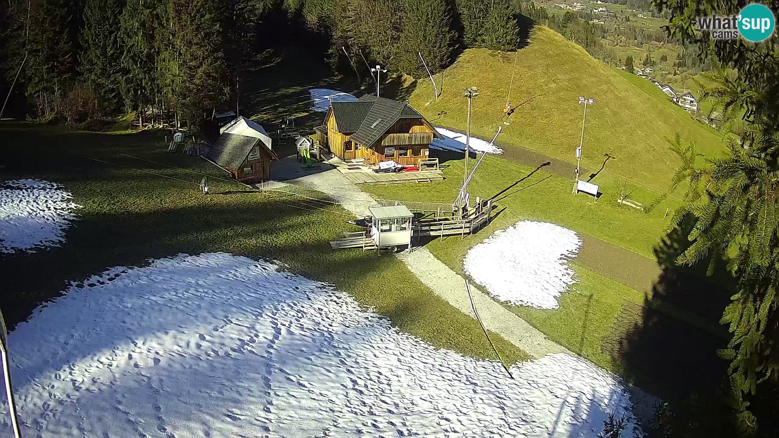 Smučišče Rudno – Pogled na spodnji del smučišča