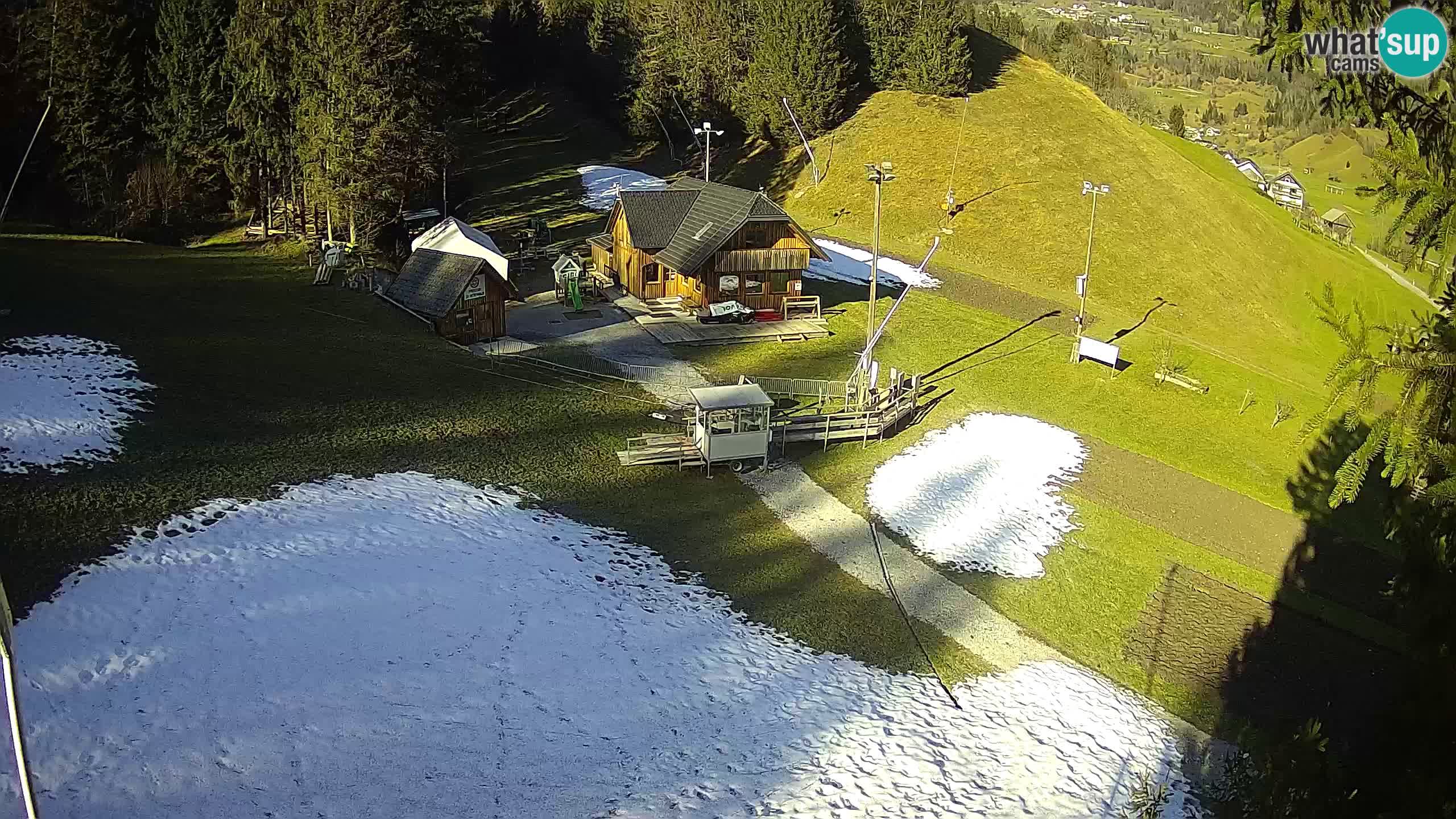 Smučišče Rudno – Pogled na spodnji del smučišča