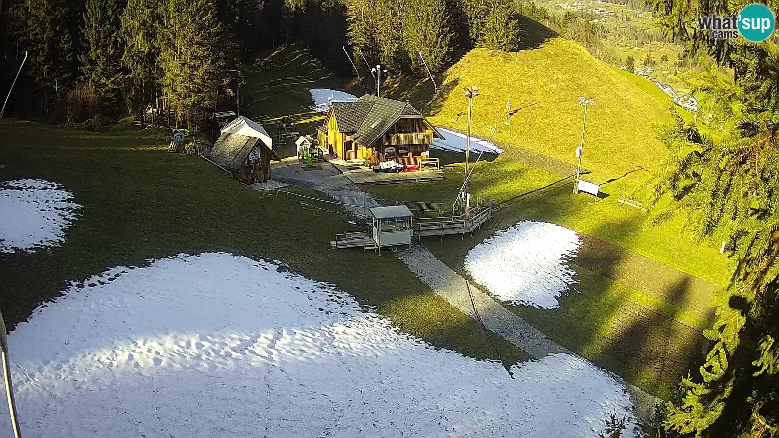 Smučišče Rudno – Pogled na spodnji del smučišča