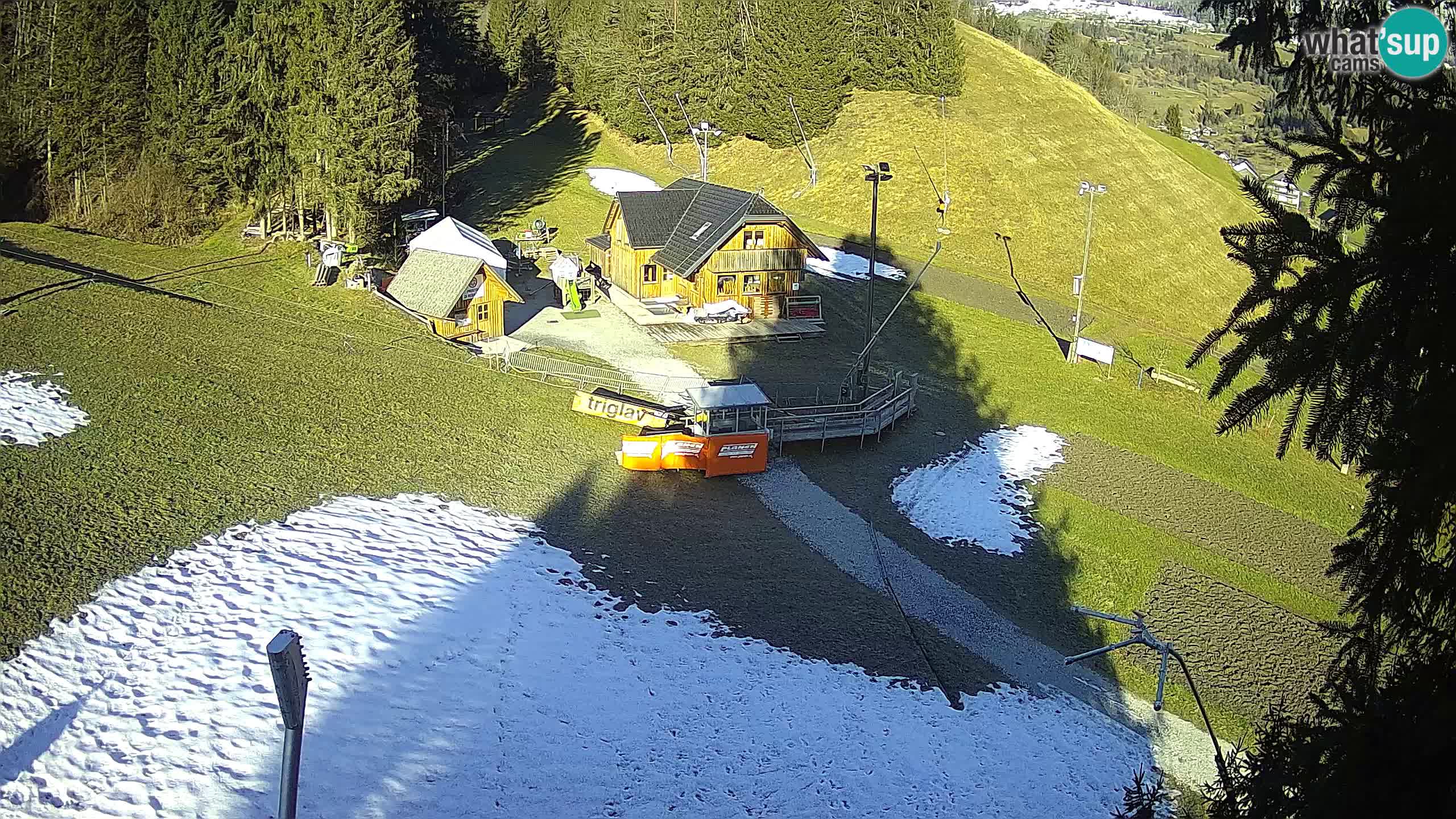 Smučišče Rudno – Pogled na spodnji del smučišča