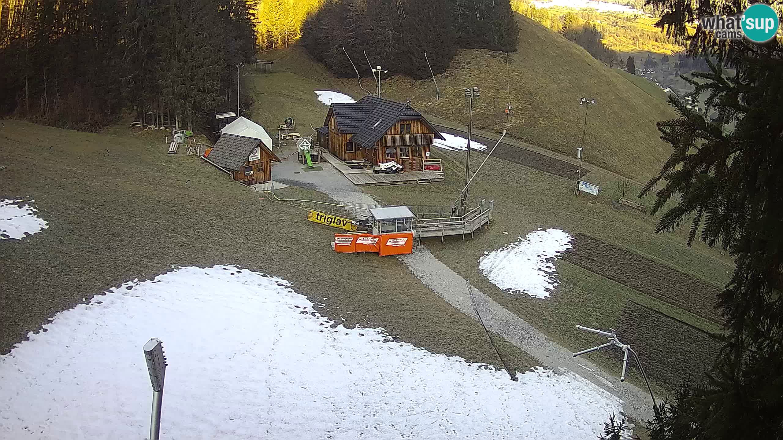 Smučišče Rudno – Pogled na spodnji del smučišča