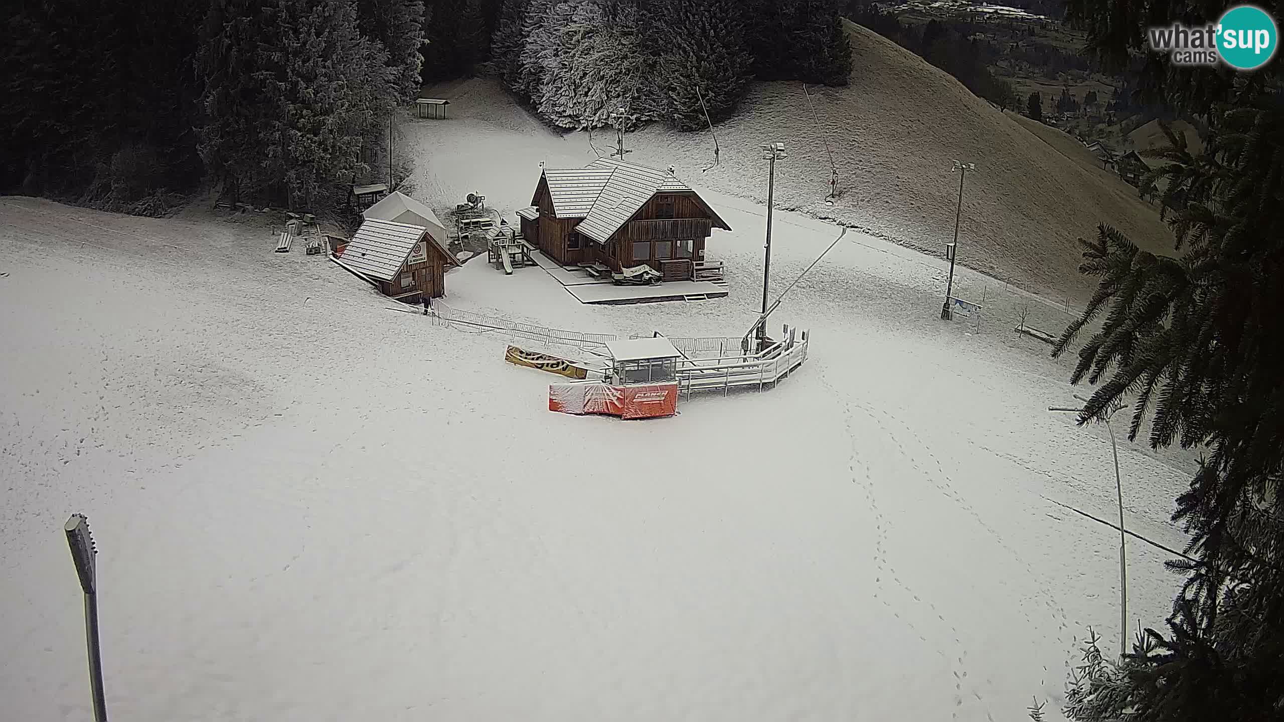 Smučišče Rudno – Pogled na spodnji del smučišča