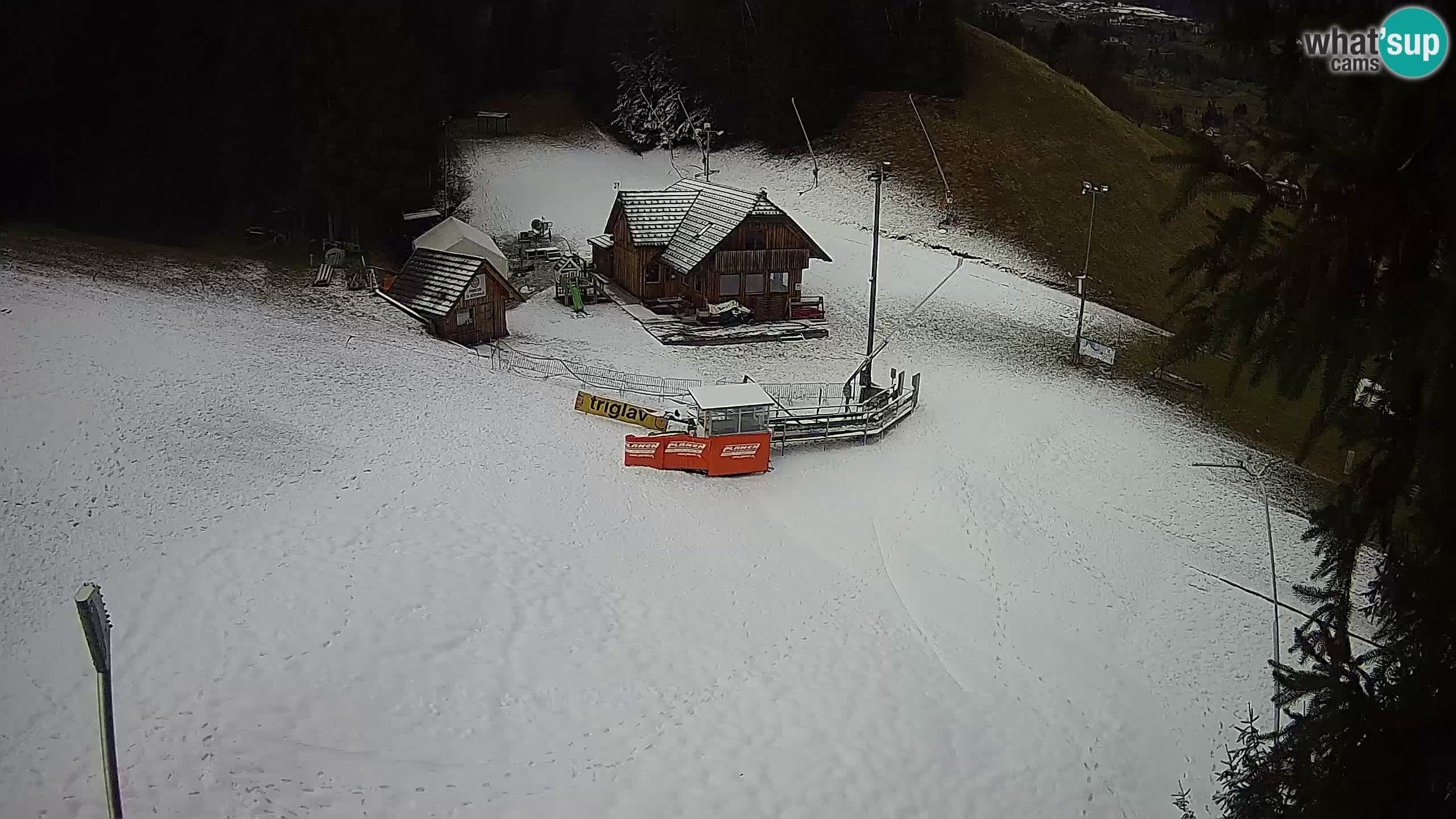 Smučišče Rudno – Pogled na spodnji del smučišča