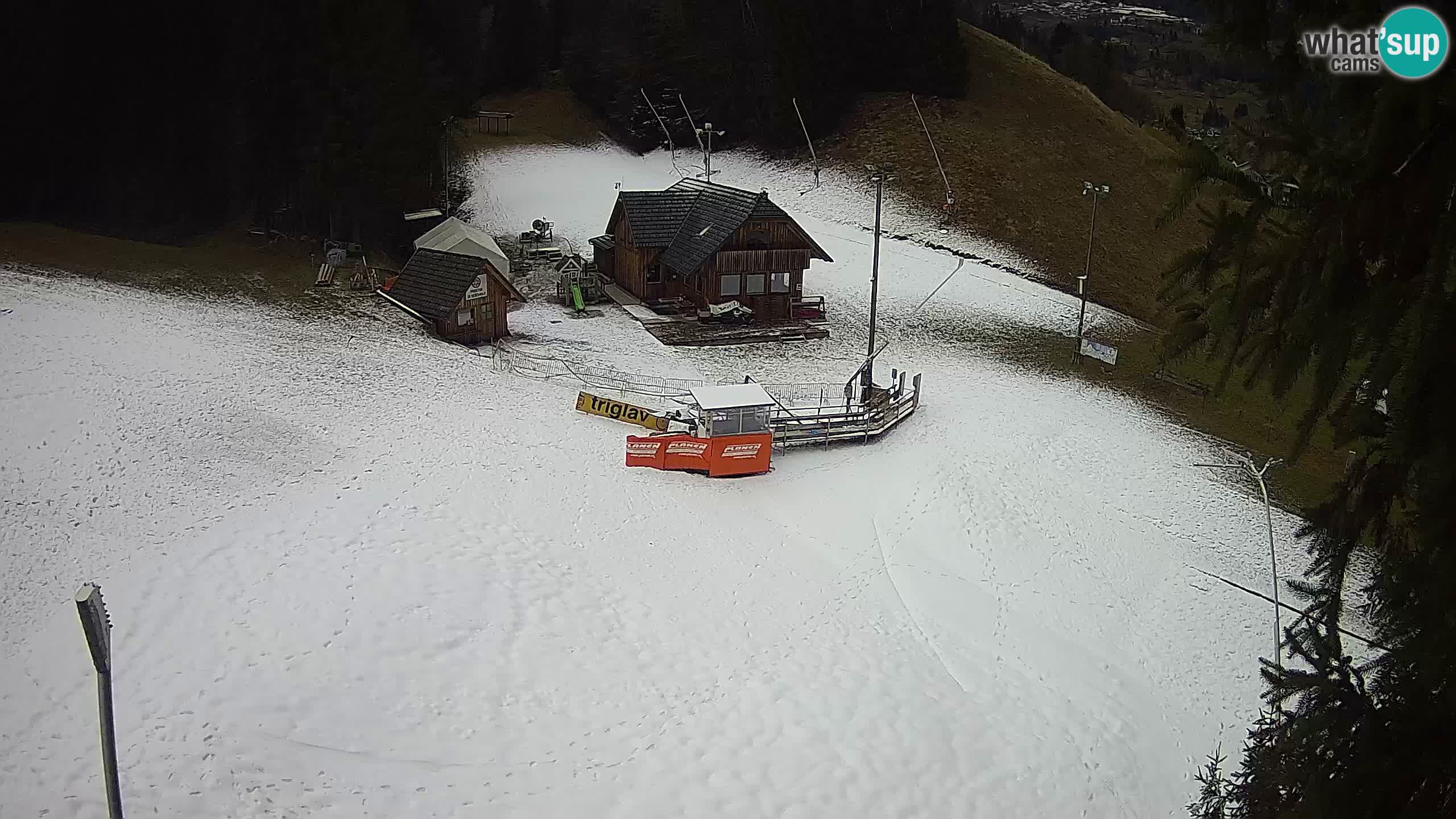 Smučišče Rudno – Pogled na spodnji del smučišča