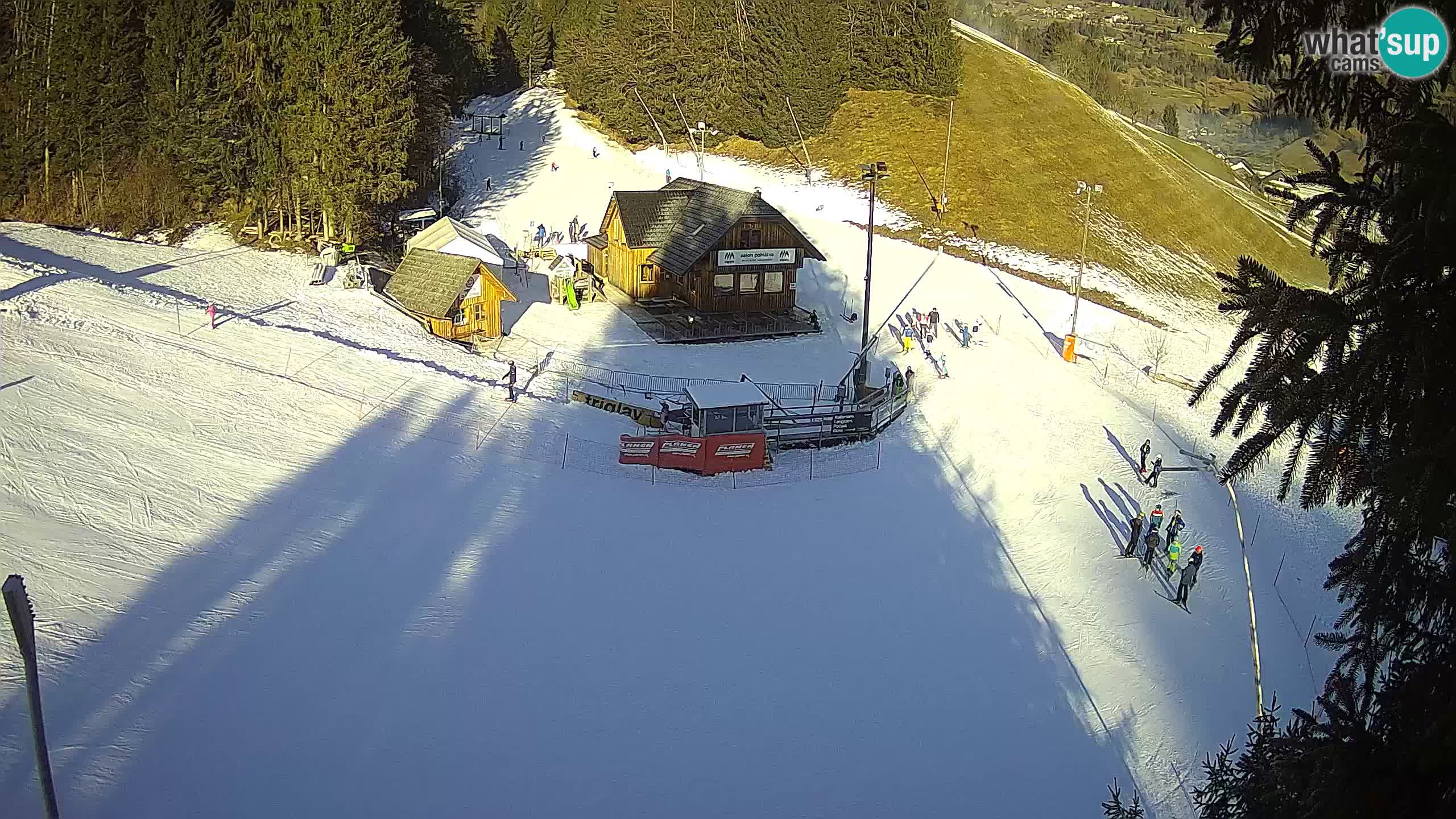 Smučišče Rudno – Pogled na spodnji del smučišča