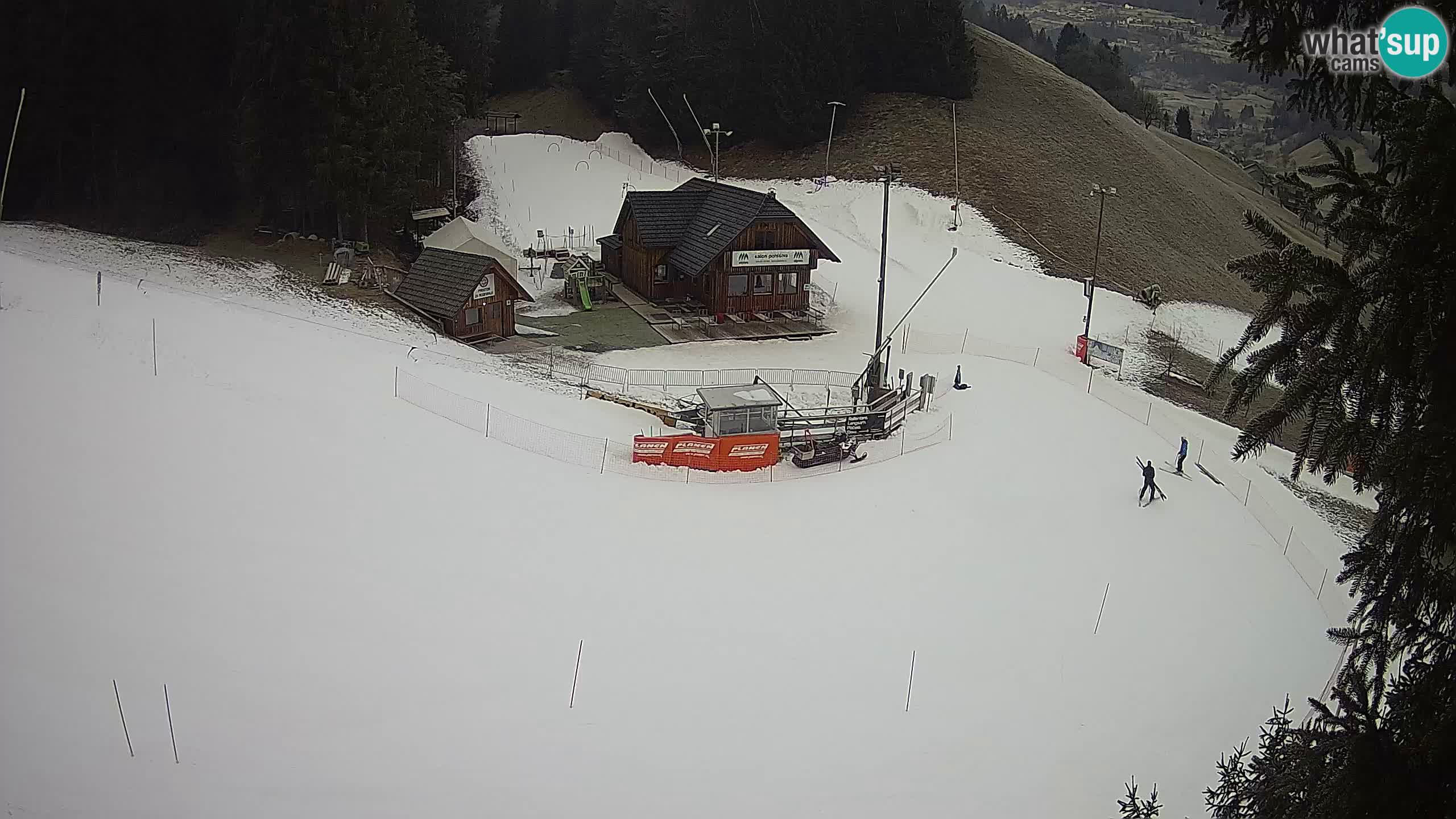 Smučišče Rudno – Pogled na spodnji del smučišča