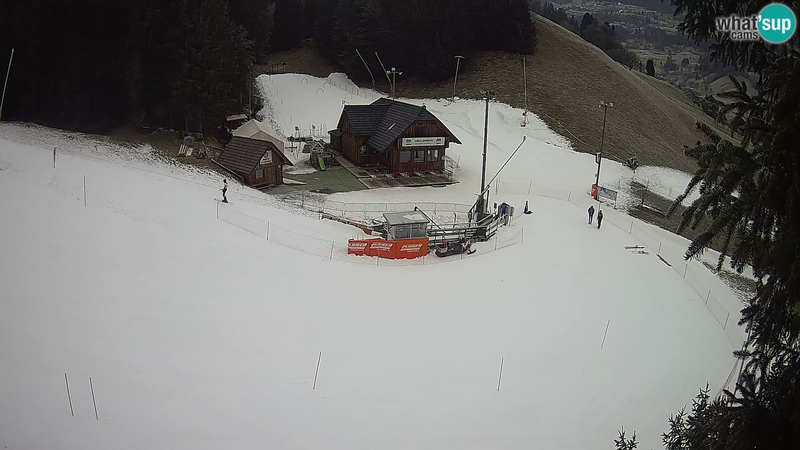 Smučišče Rudno – Pogled na spodnji del smučišča