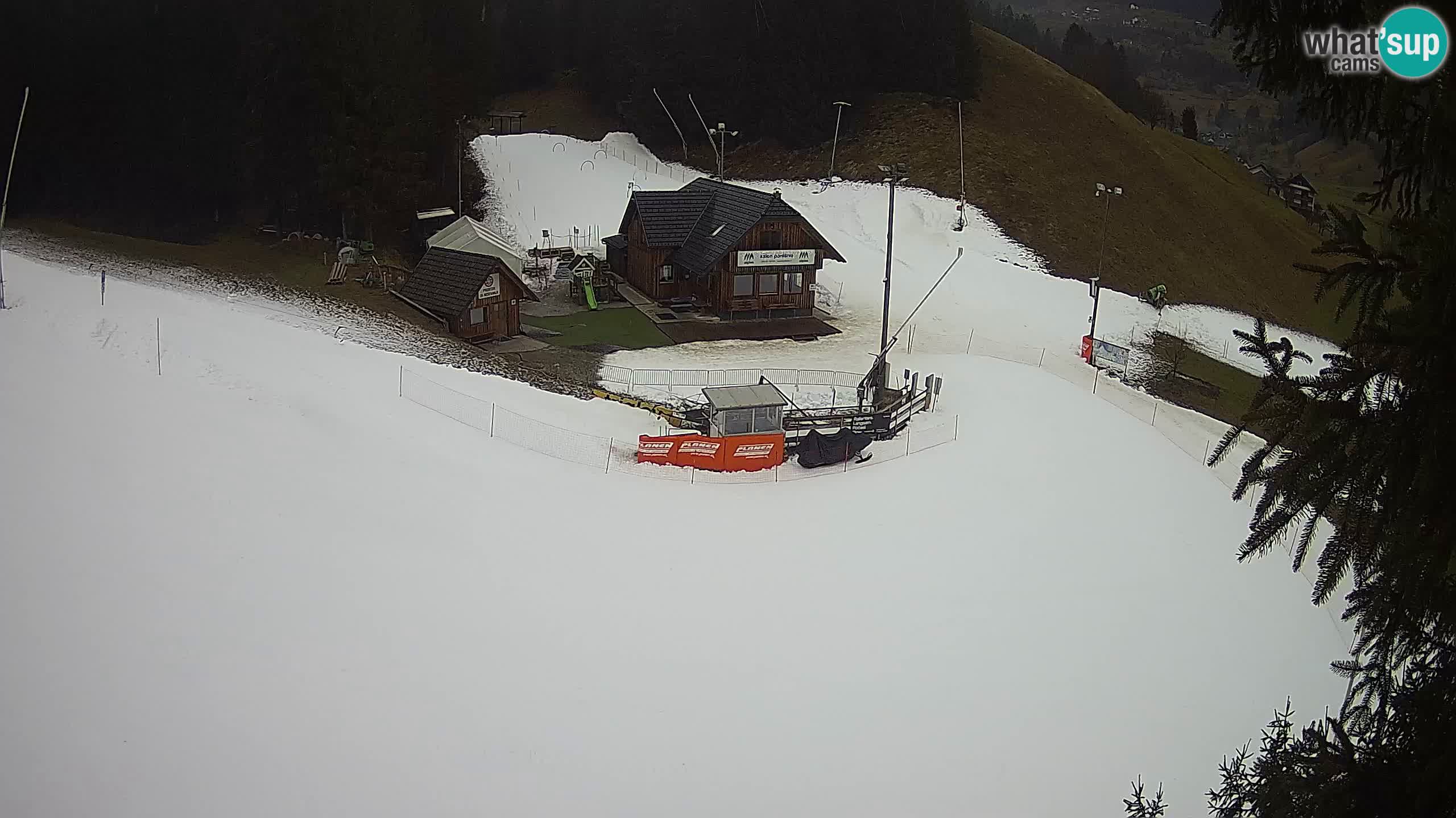 Smučišče Rudno – Pogled na spodnji del smučišča