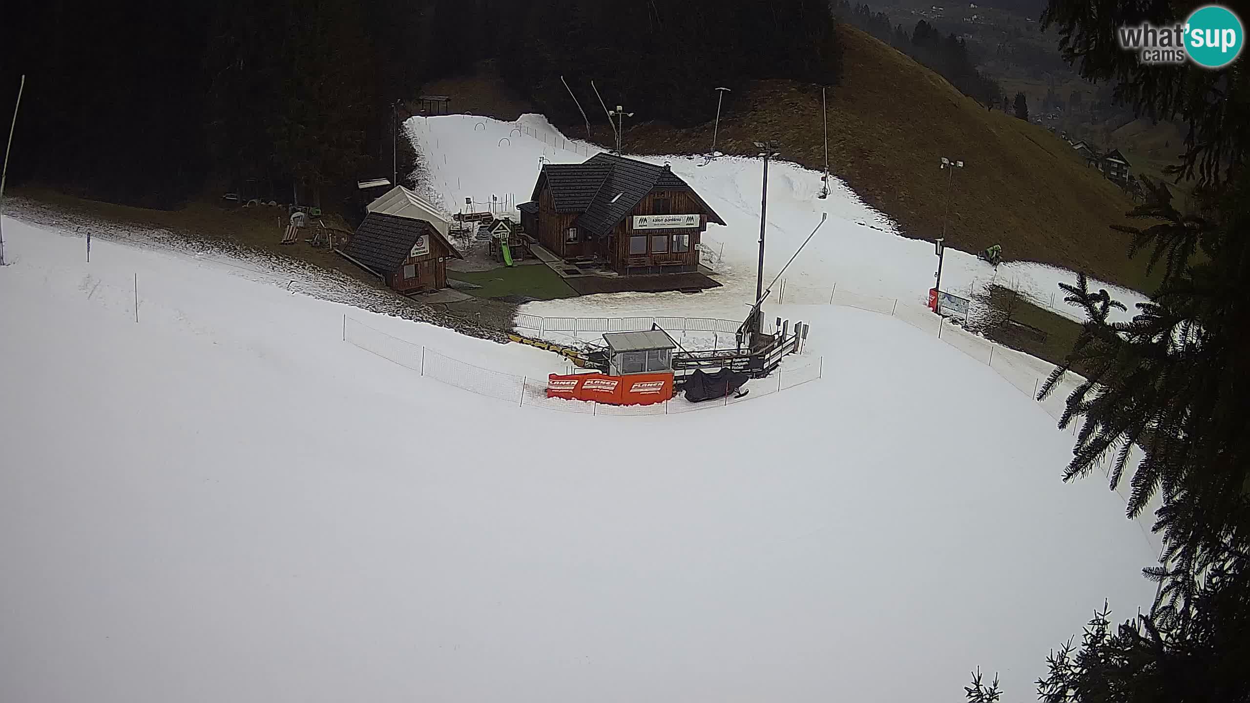 Smučišče Rudno – Pogled na spodnji del smučišča