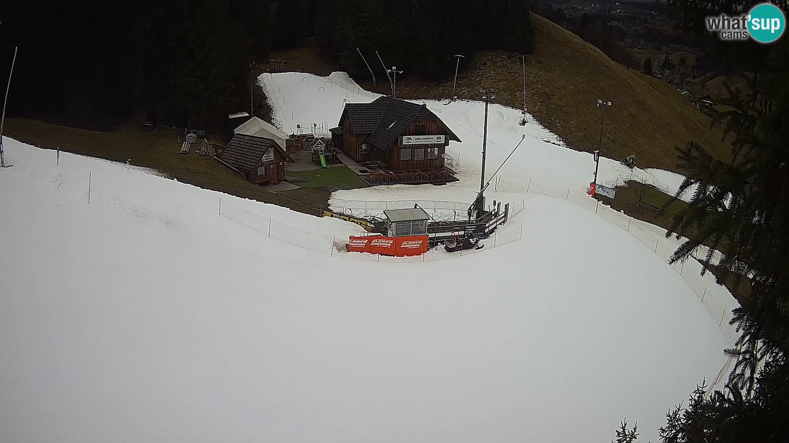 Smučišče Rudno – Pogled na spodnji del smučišča