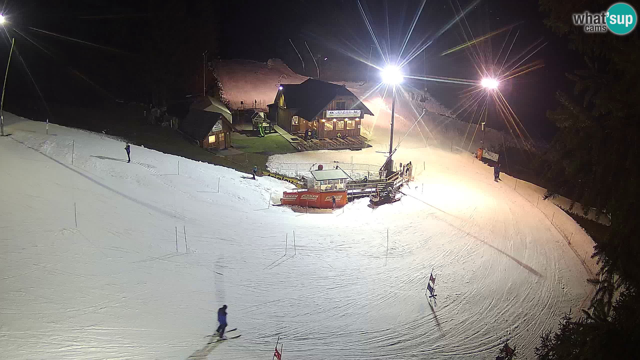 Smučišče Rudno – Pogled na spodnji del smučišča