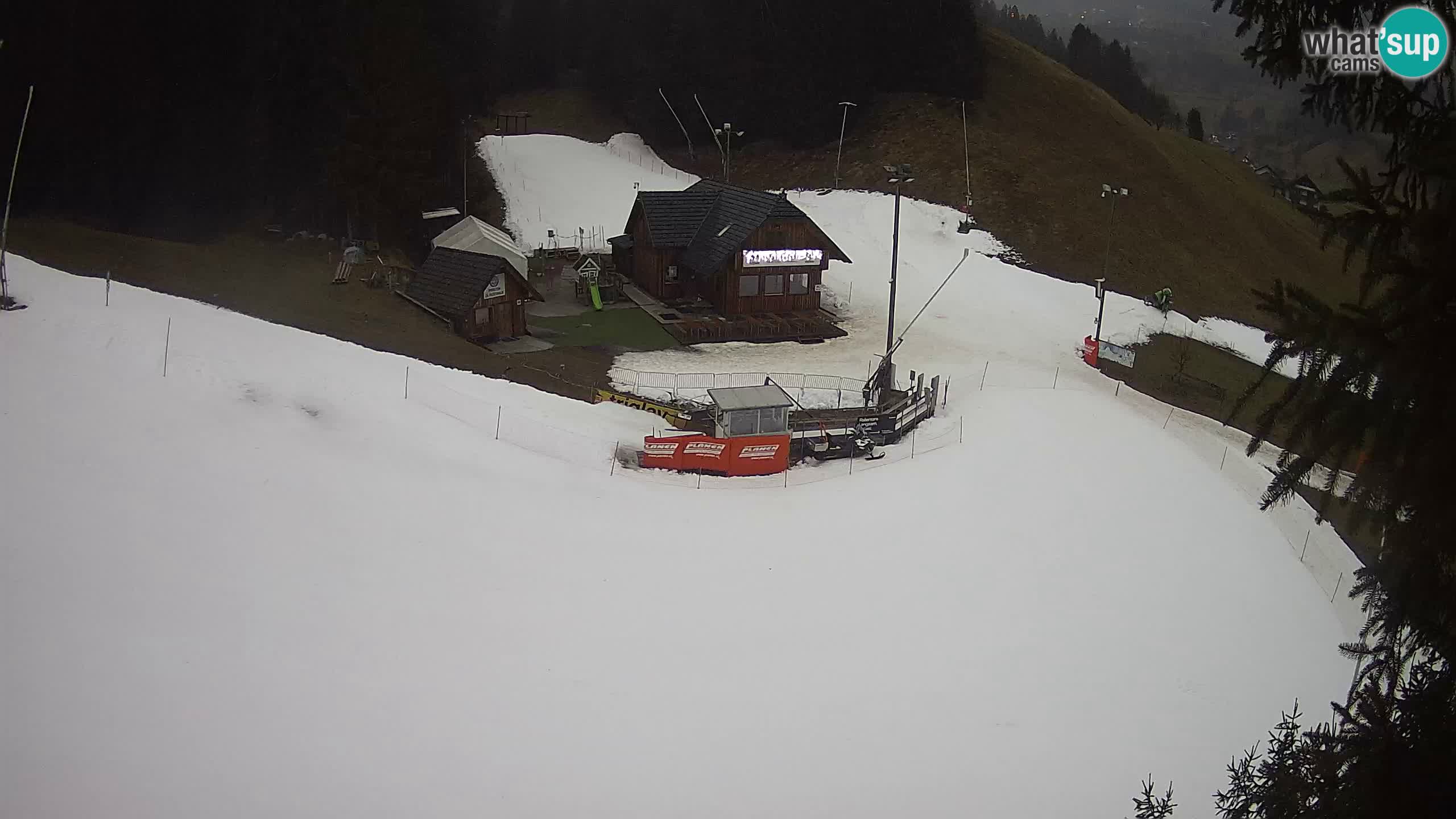 Smučišče Rudno – Pogled na spodnji del smučišča