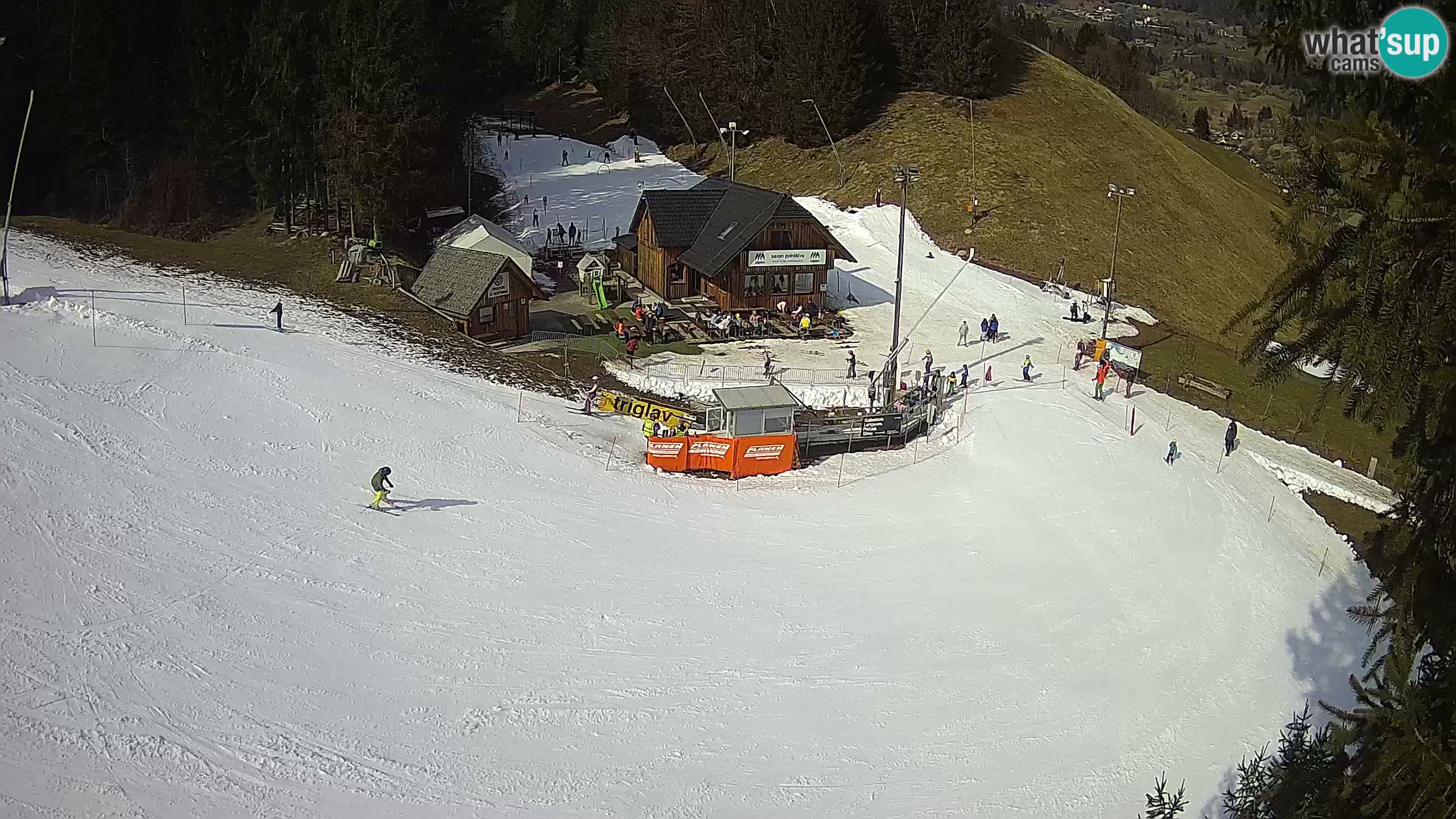 Smučišče Rudno – Pogled na spodnji del smučišča