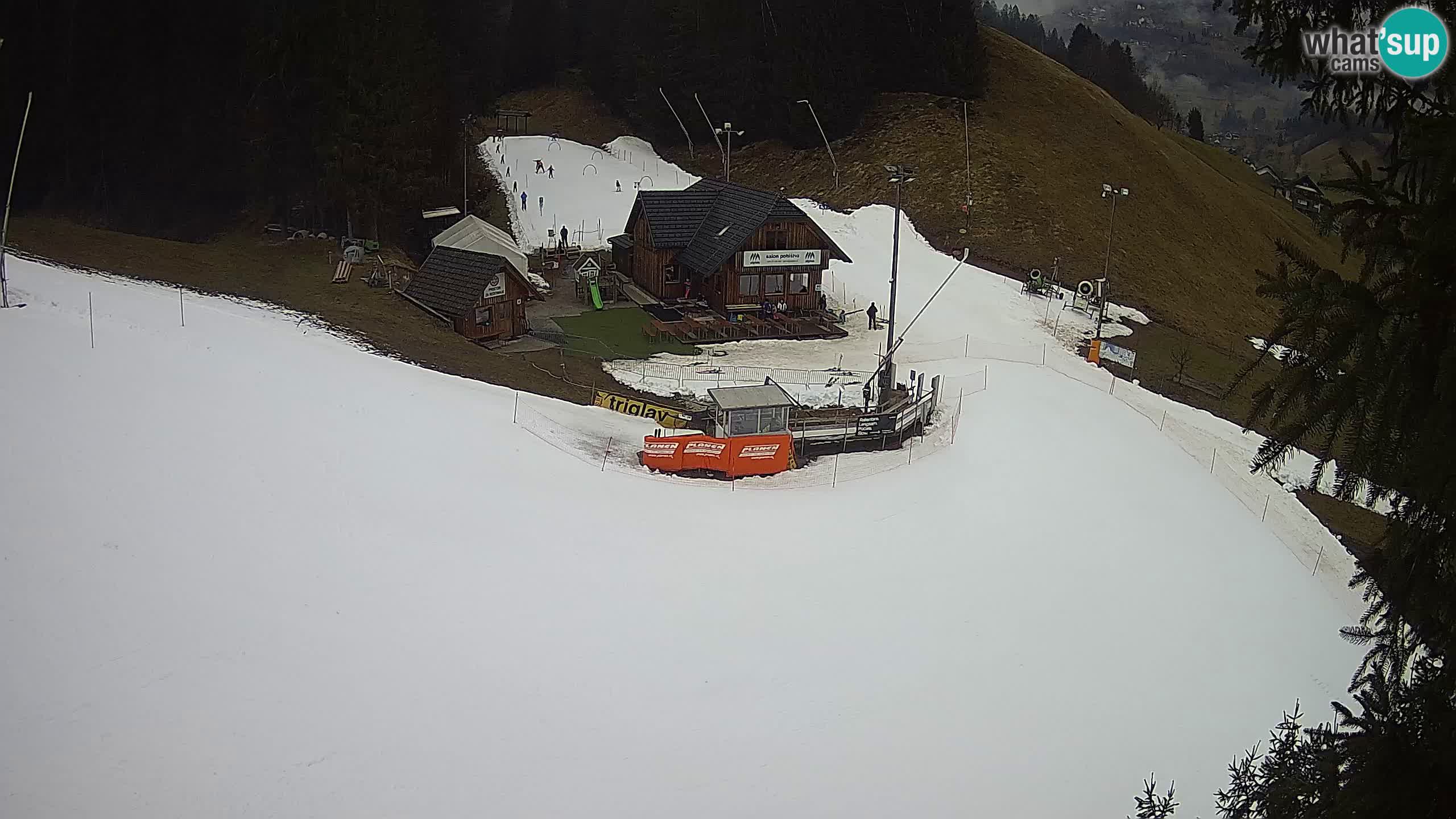 Smučišče Rudno – Pogled na spodnji del smučišča