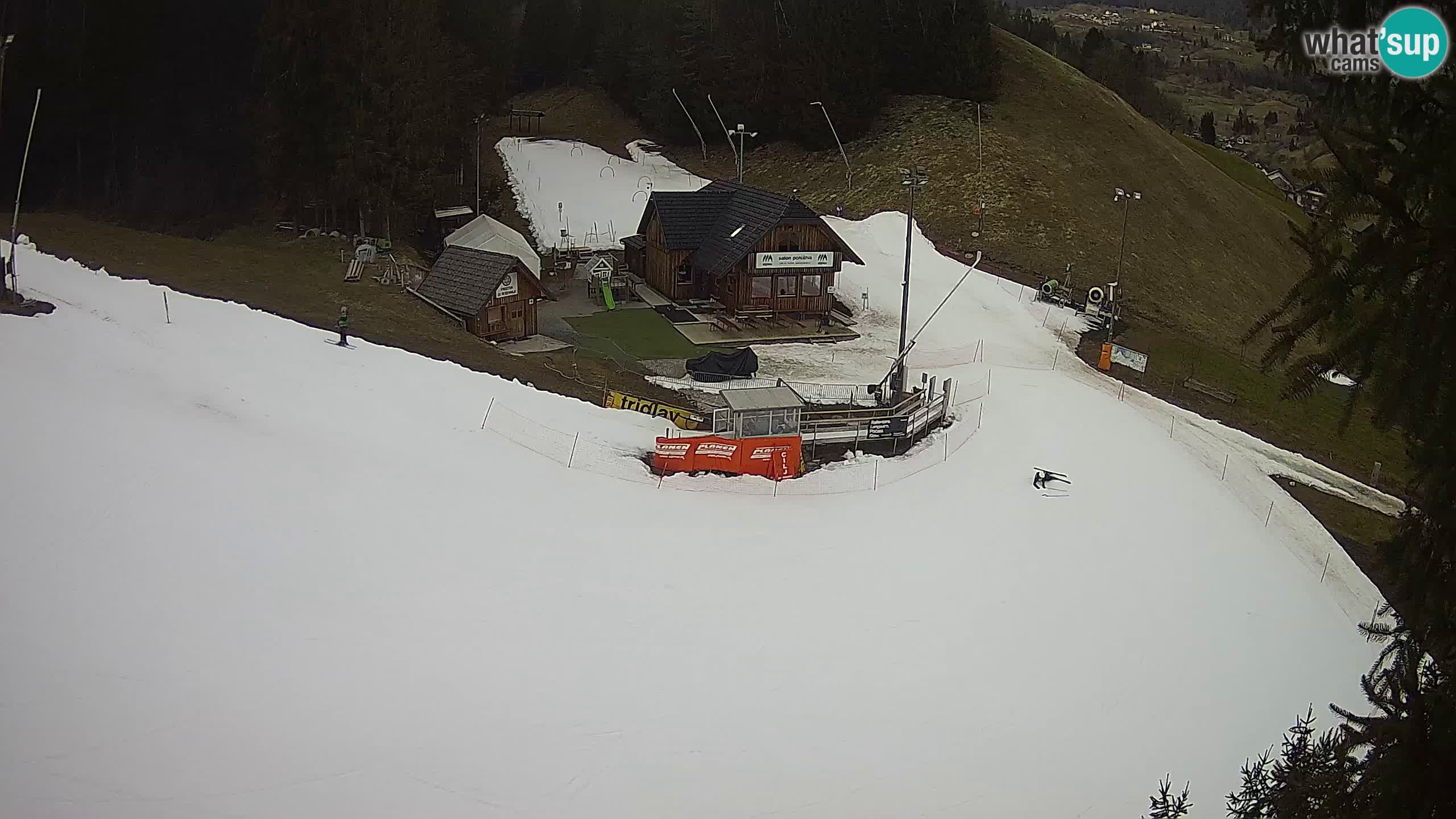 Smučišče Rudno – Pogled na spodnji del smučišča