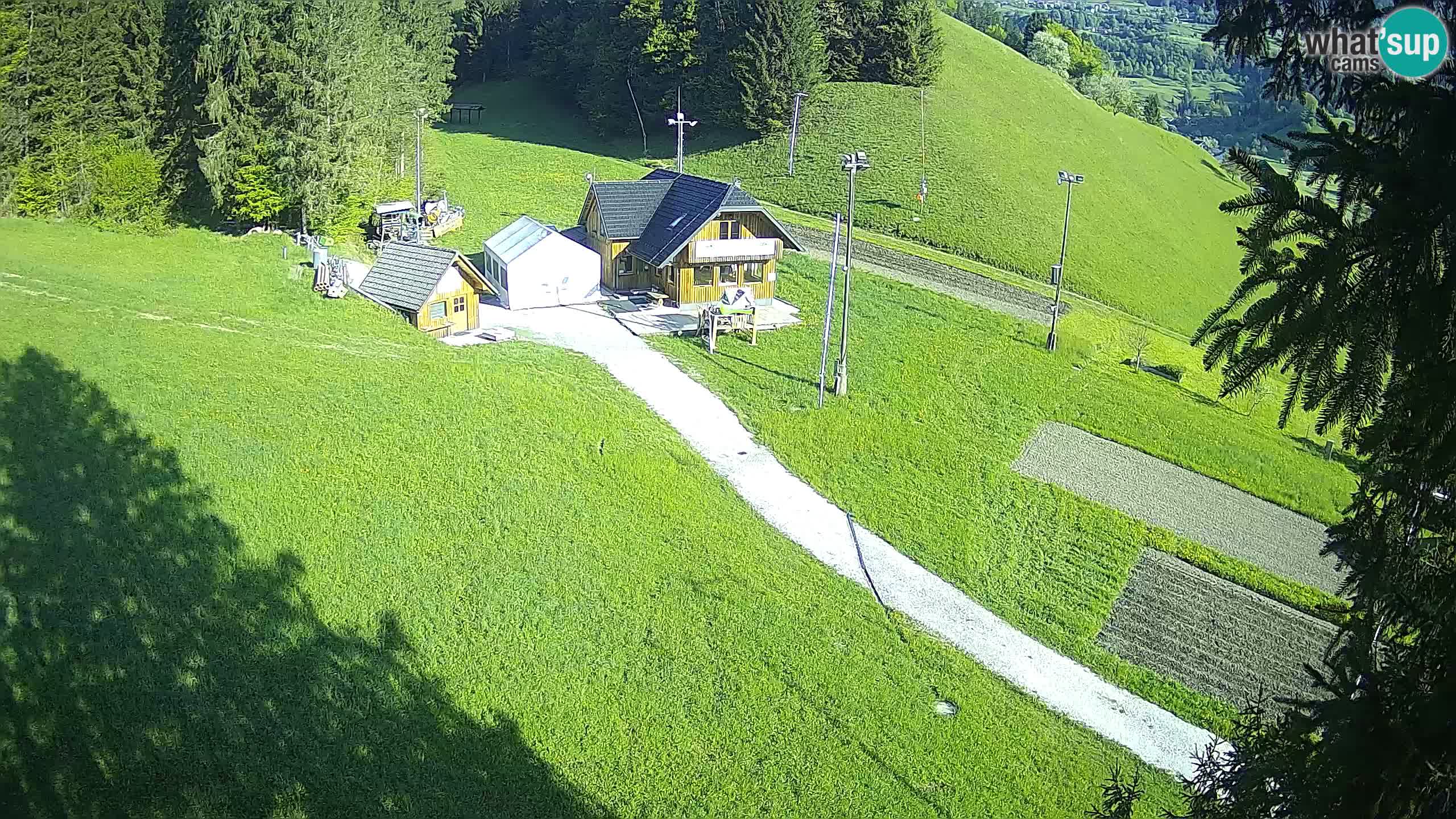 Smučišče Rudno – Pogled na spodnji del smučišča