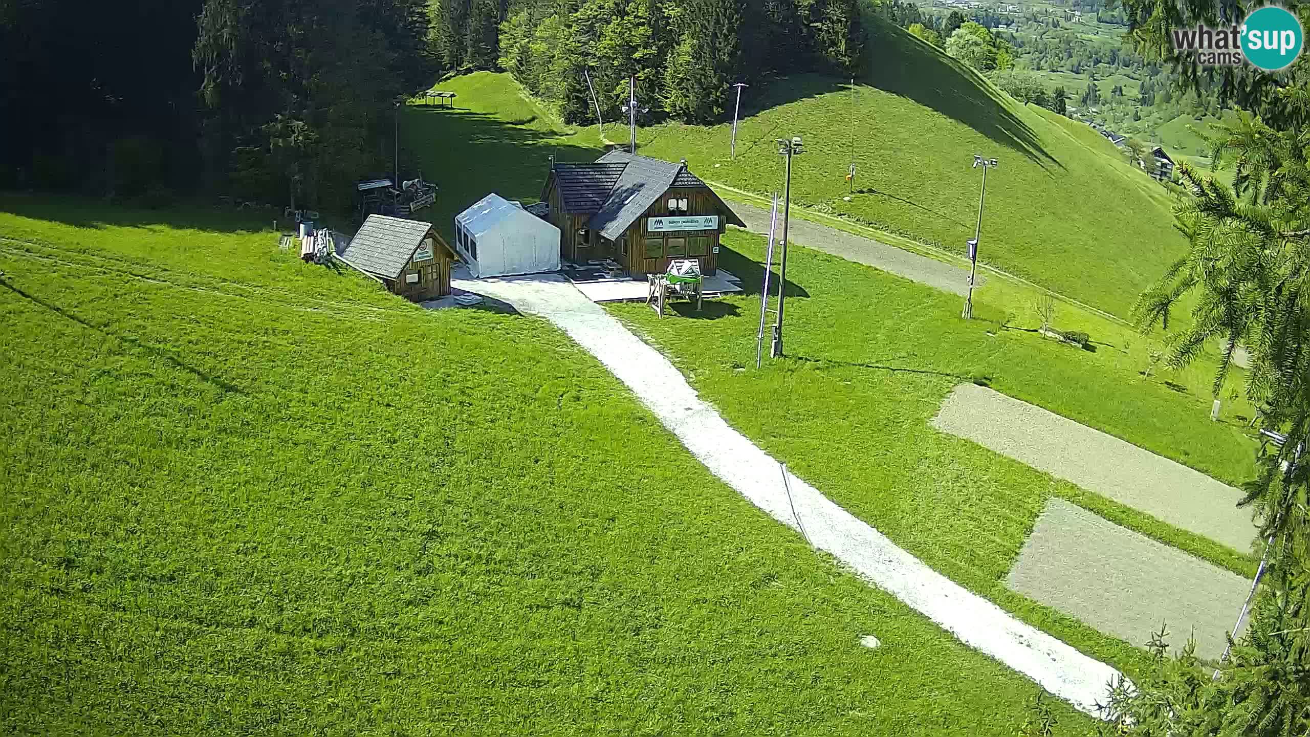 Smučišče Rudno – Pogled na spodnji del smučišča