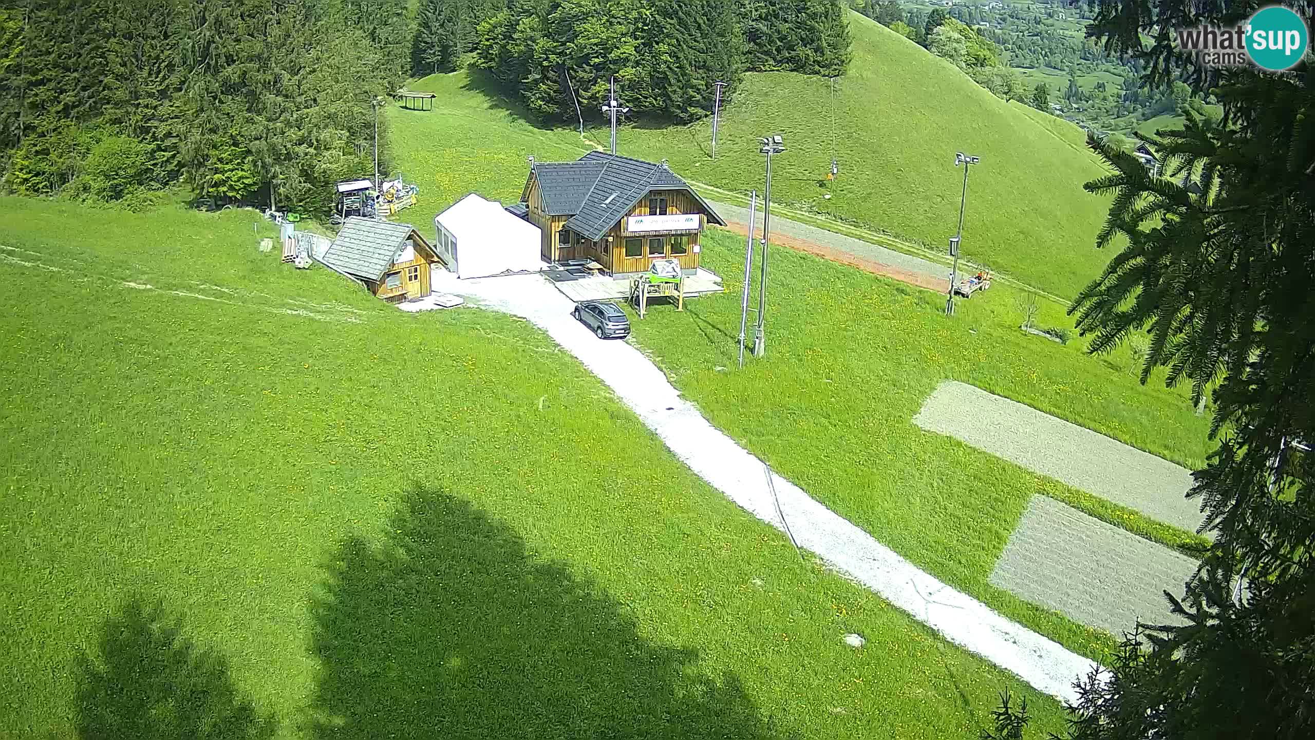 Smučišče Rudno – Pogled na spodnji del smučišča