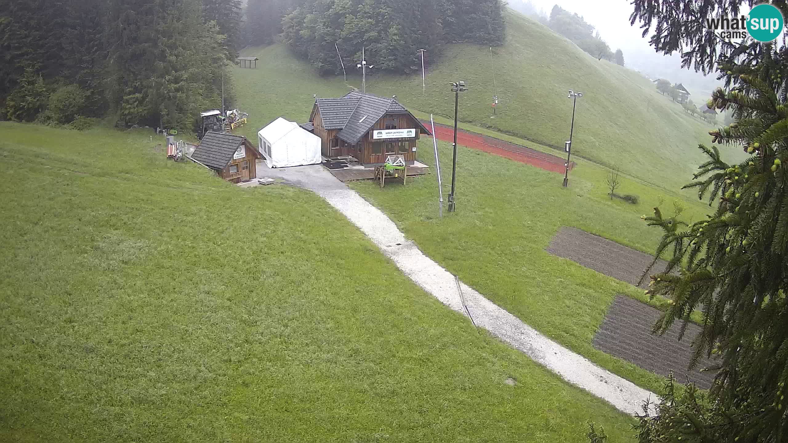 Smučišče Rudno – Pogled na spodnji del smučišča