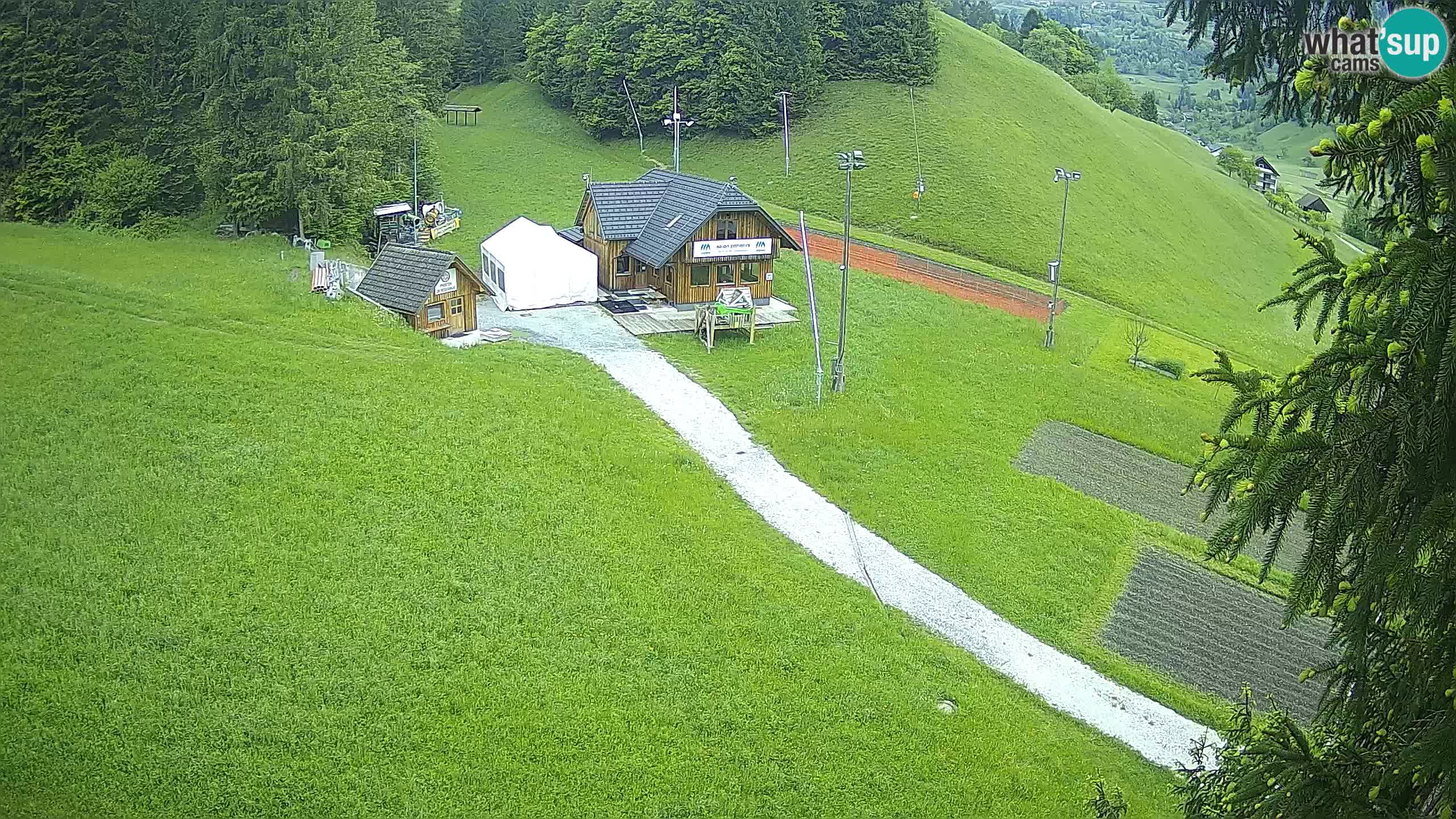 Smučišče Rudno – Pogled na spodnji del smučišča