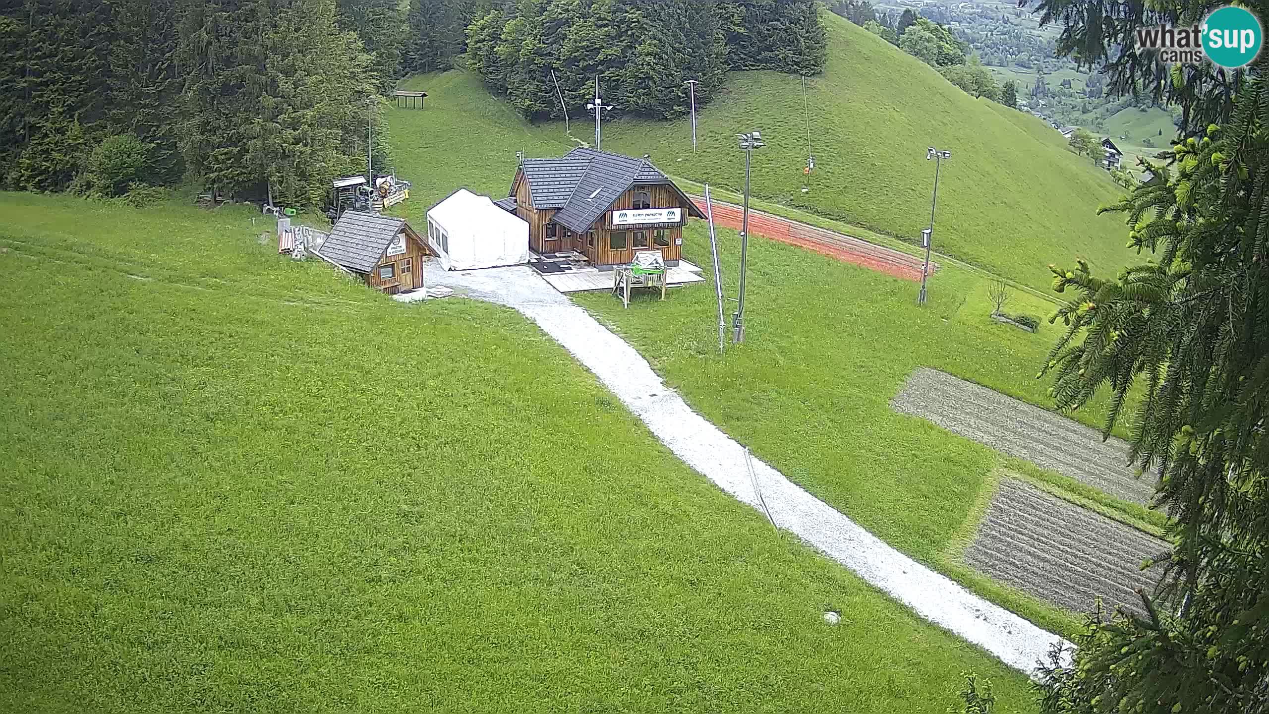 Smučišče Rudno – Pogled na spodnji del smučišča