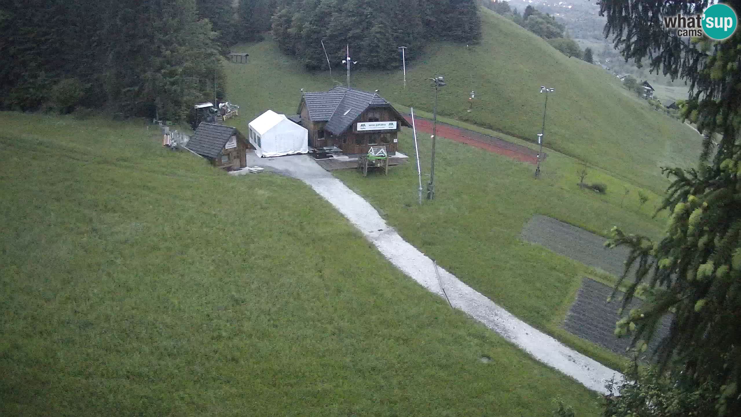Smučišče Rudno – Pogled na spodnji del smučišča