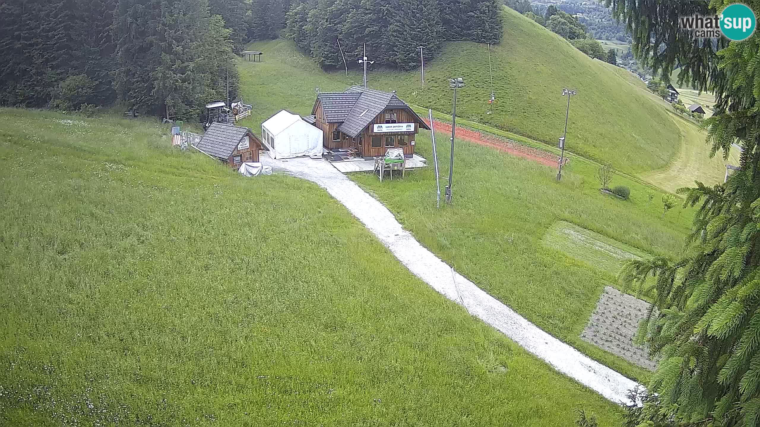 Smučišče Rudno – Pogled na spodnji del smučišča