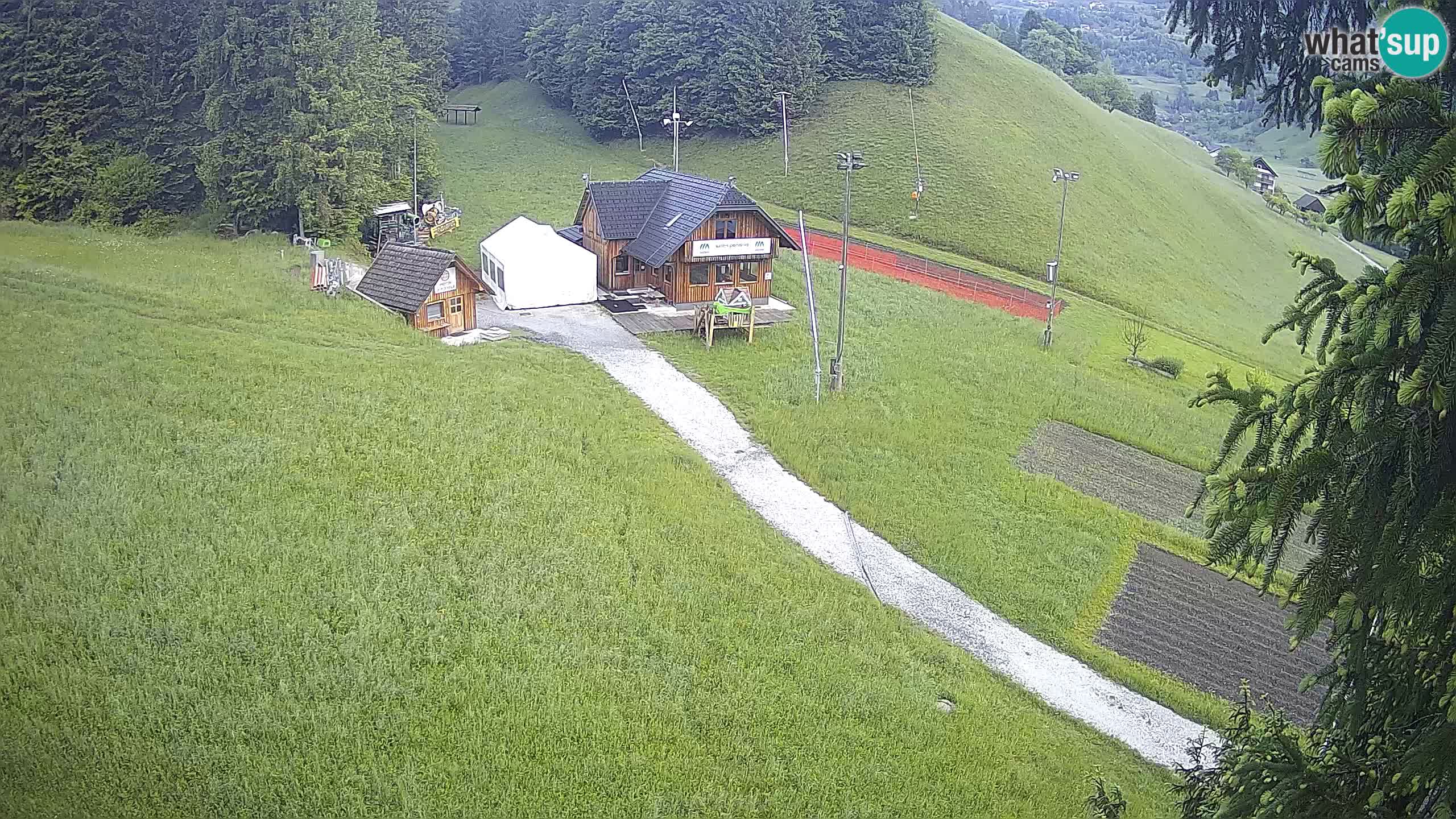 Smučišče Rudno – Pogled na spodnji del smučišča