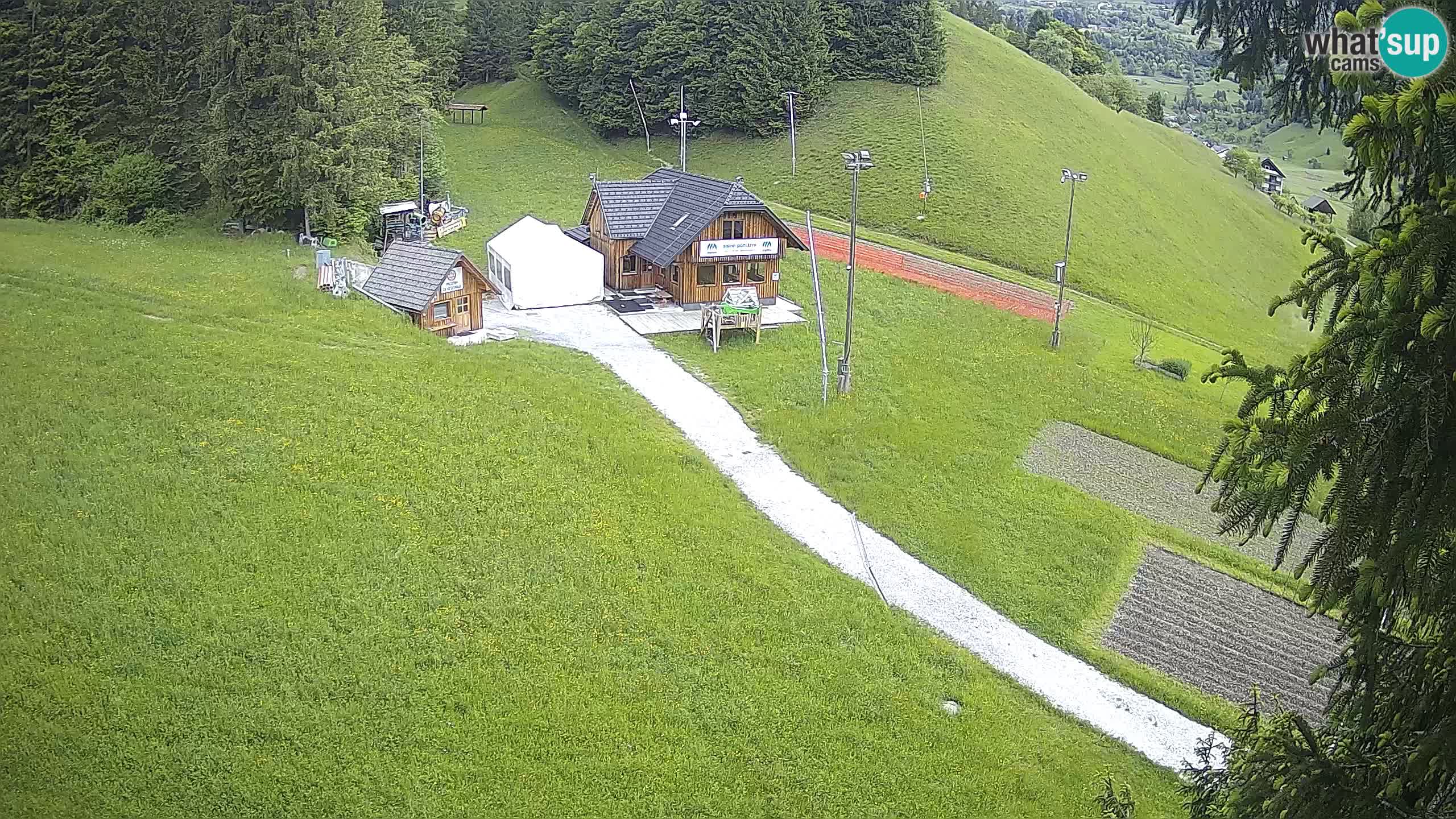 Smučišče Rudno – Pogled na spodnji del smučišča