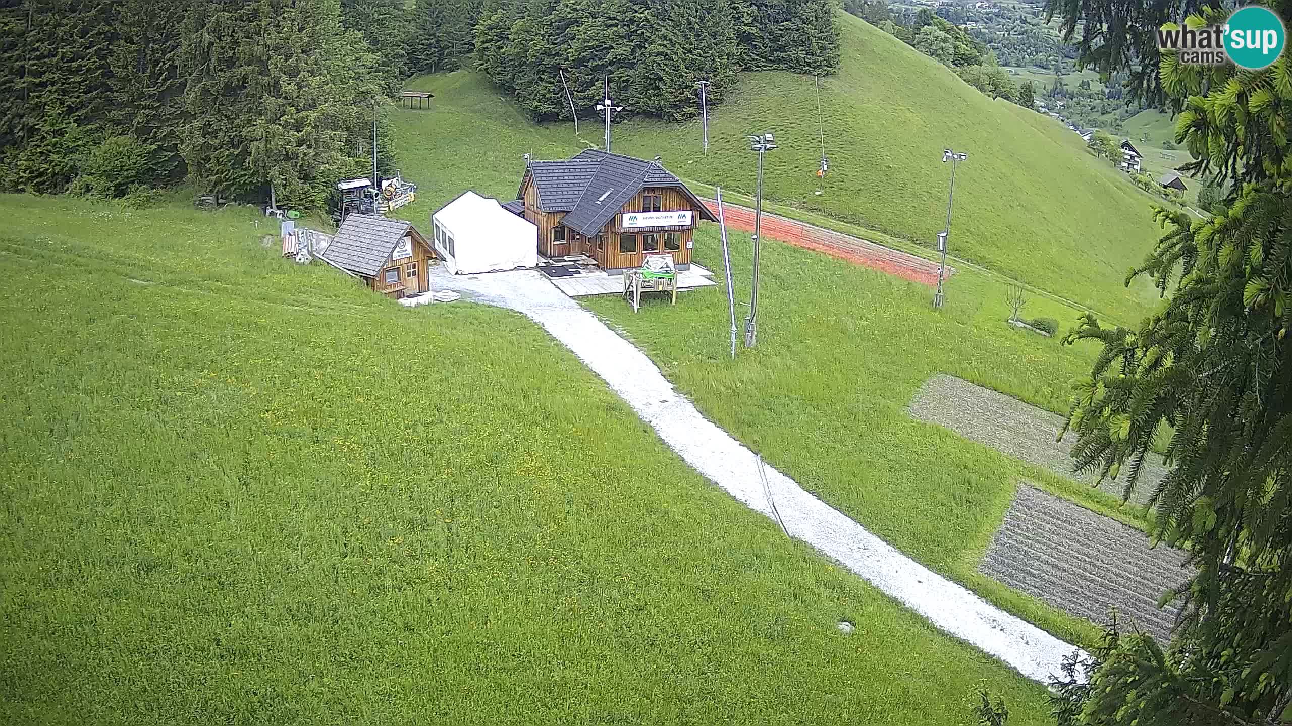 Smučišče Rudno – Pogled na spodnji del smučišča