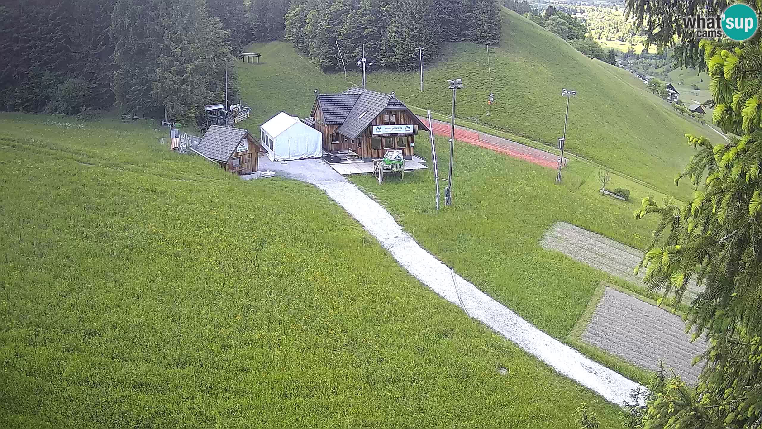 Smučišče Rudno – Pogled na spodnji del smučišča