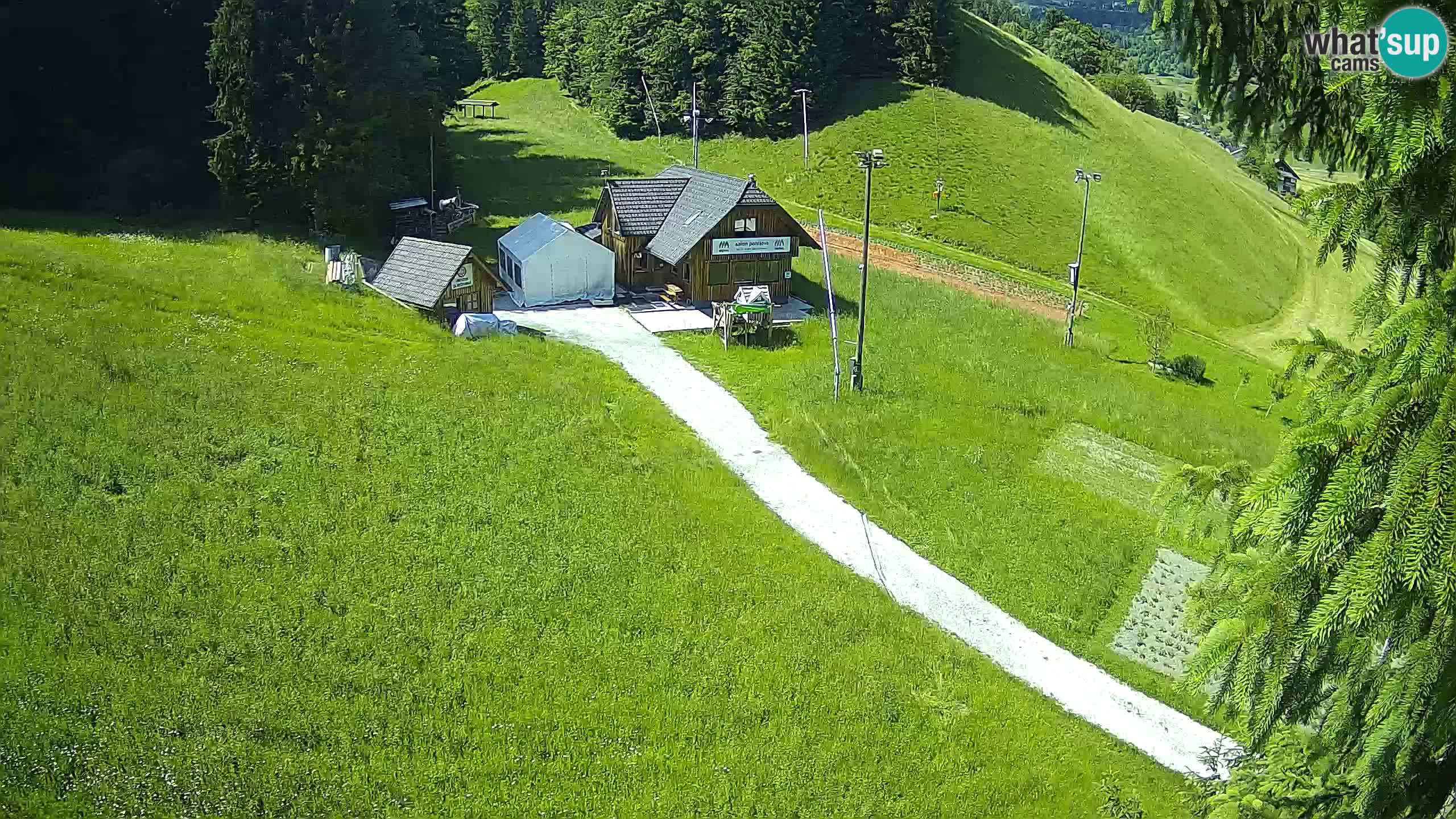 Smučišče Rudno – Pogled na spodnji del smučišča