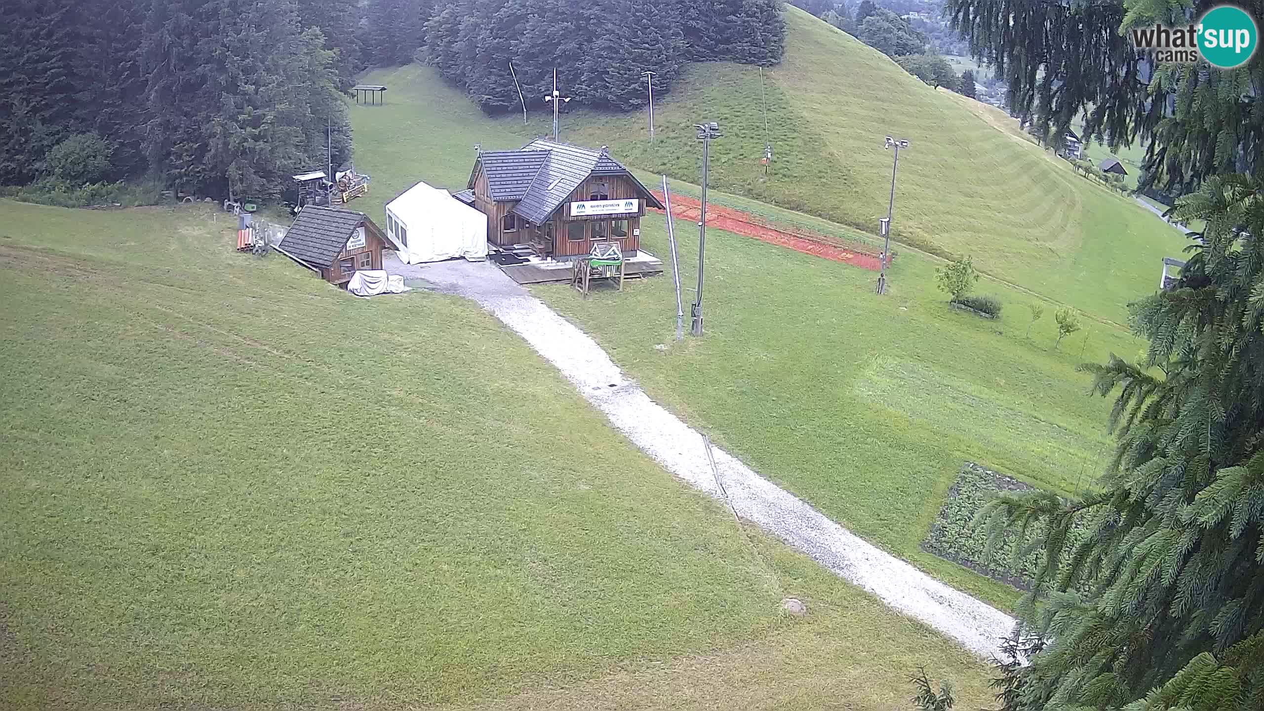 Smučišče Rudno – Pogled na spodnji del smučišča