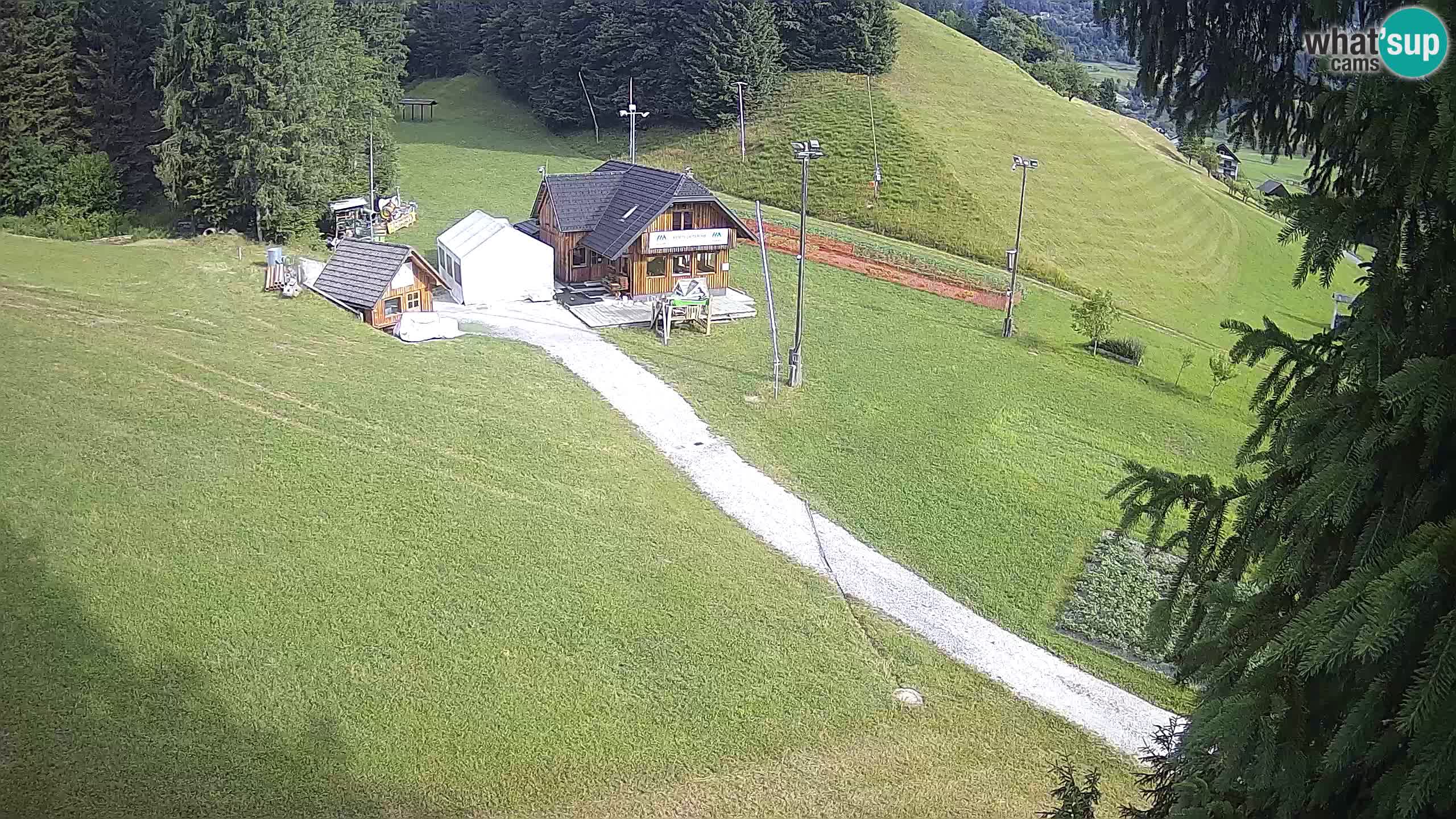 Smučišče Rudno – Pogled na spodnji del smučišča
