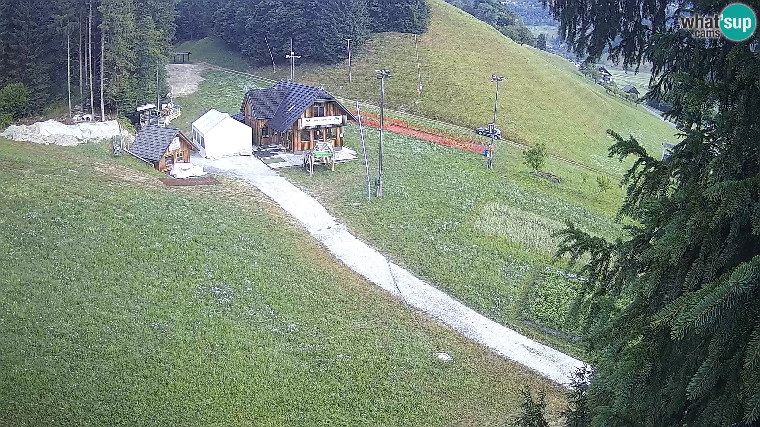 Smučišče Rudno – Pogled na spodnji del smučišča