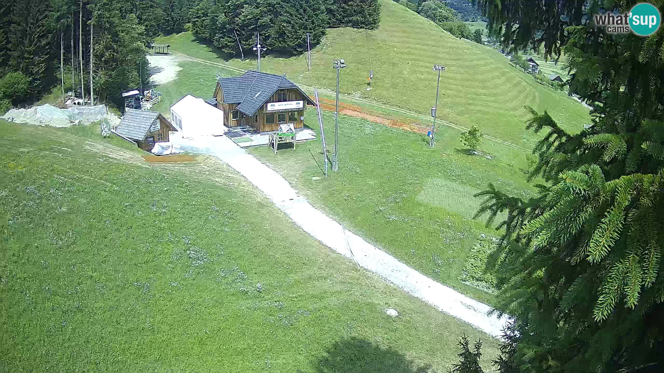 Smučišče Rudno – Pogled na spodnji del smučišča
