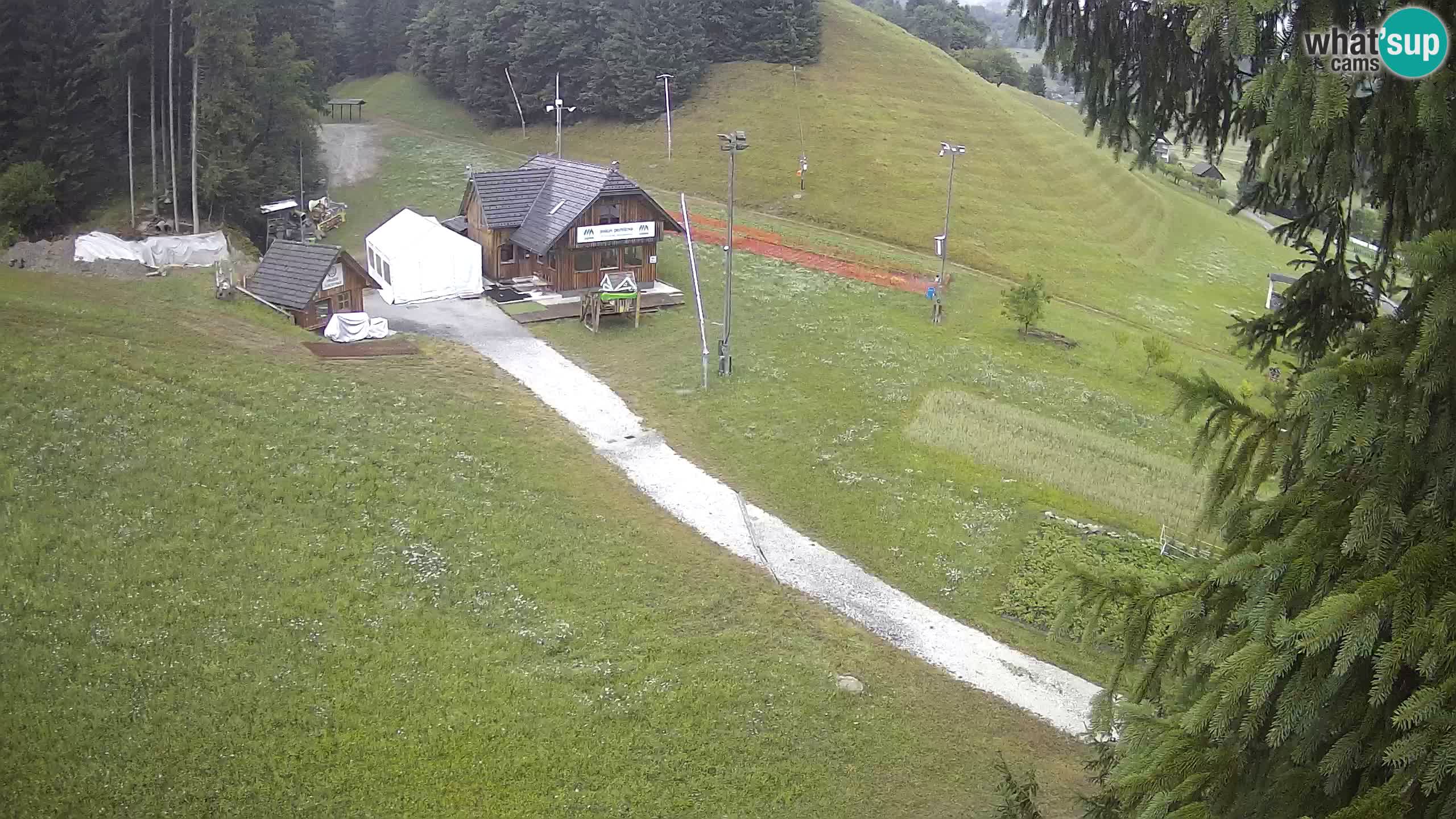 Smučišče Rudno – Pogled na spodnji del smučišča