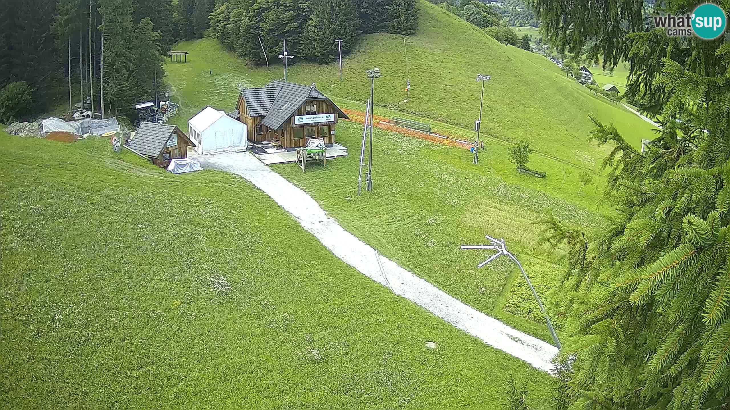 Smučišče Rudno – Pogled na spodnji del smučišča
