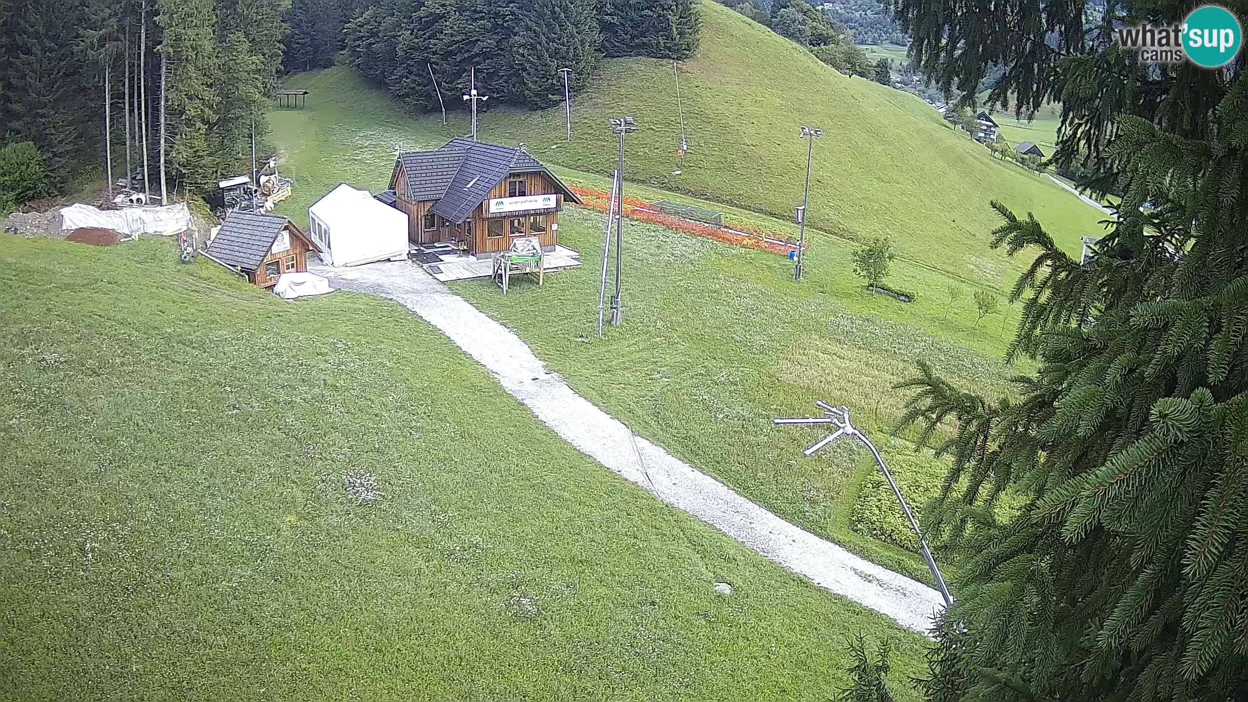 Smučišče Rudno – Pogled na spodnji del smučišča