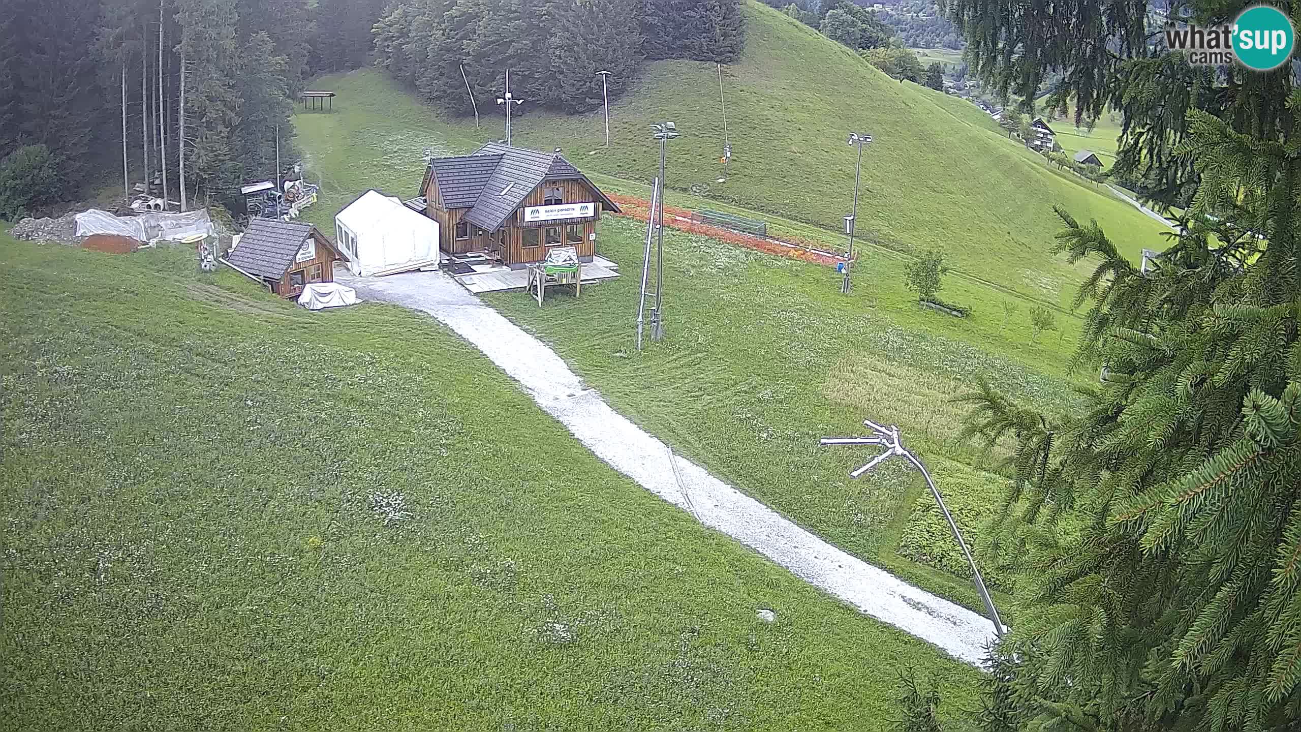 Smučišče Rudno – Pogled na spodnji del smučišča