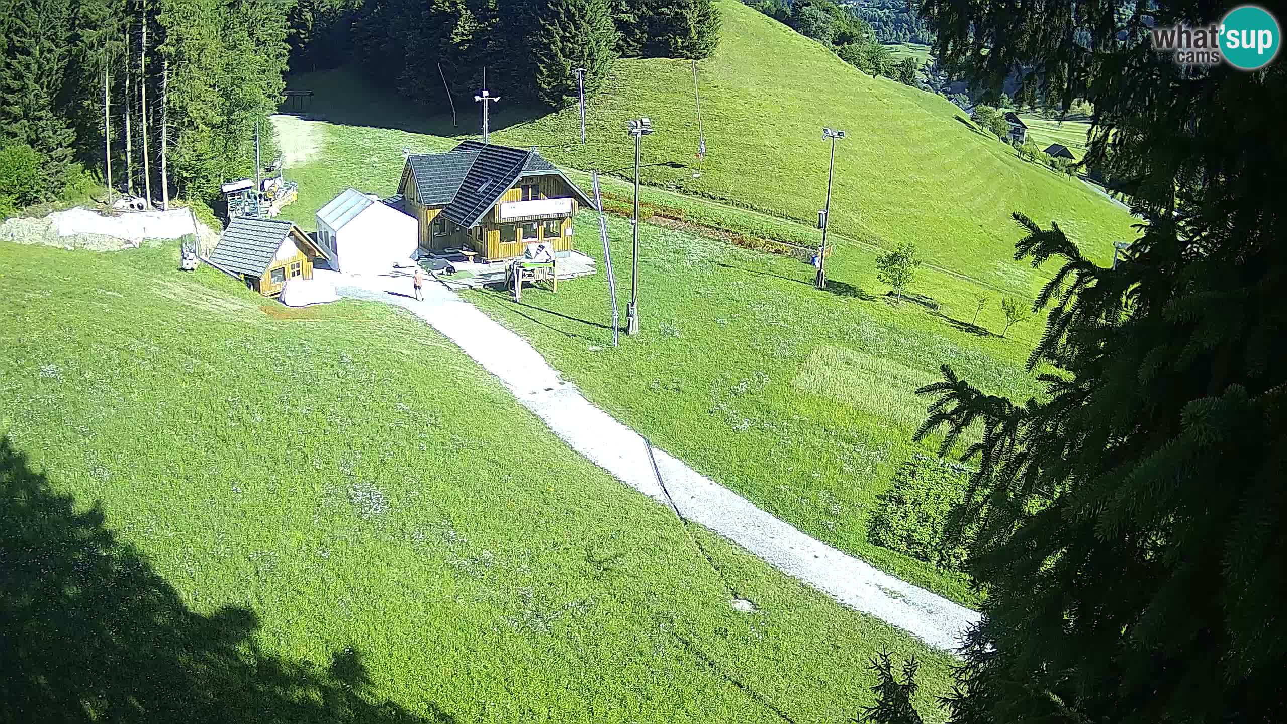Smučišče Rudno – Pogled na spodnji del smučišča