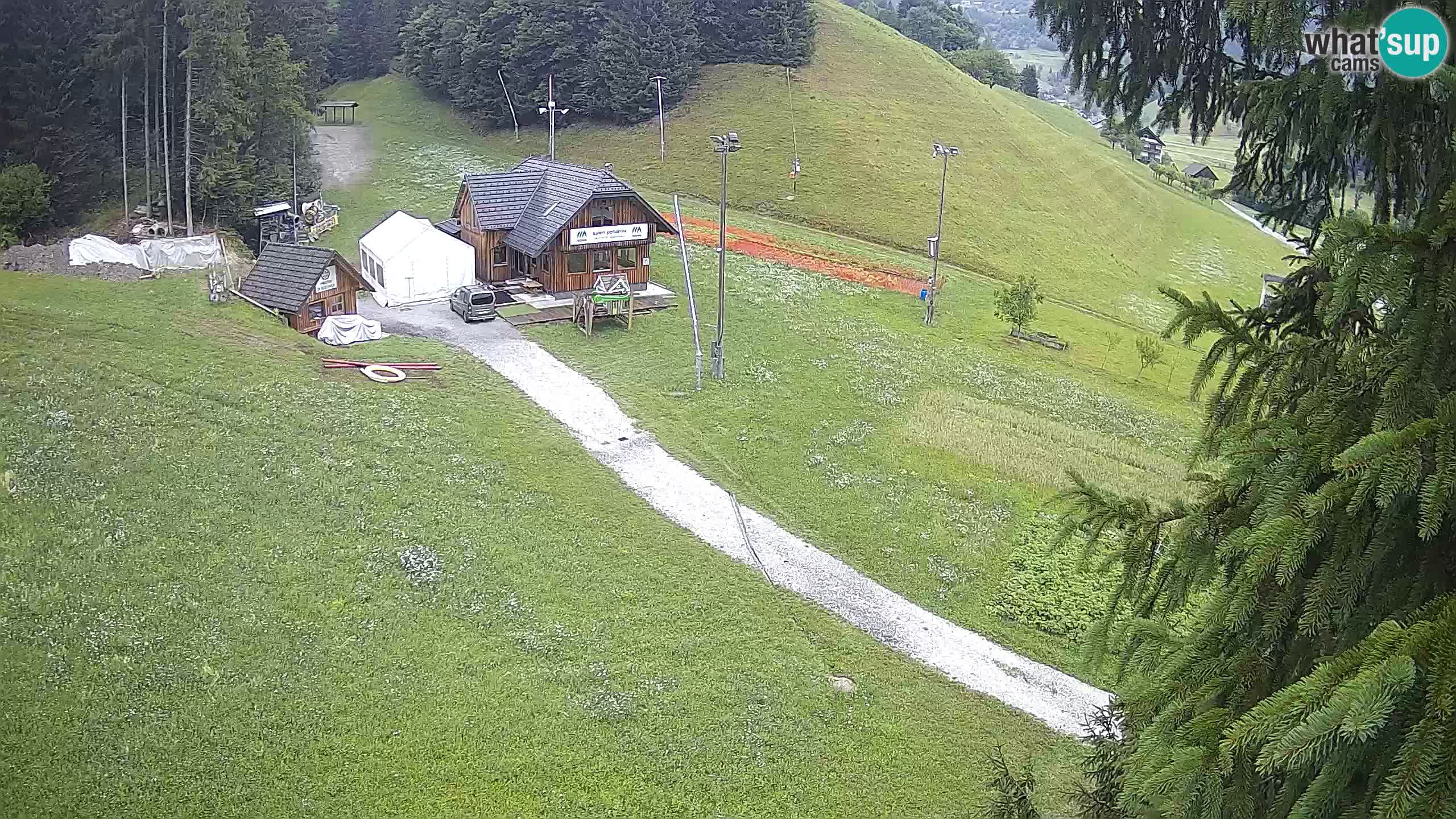 Smučišče Rudno – Pogled na spodnji del smučišča