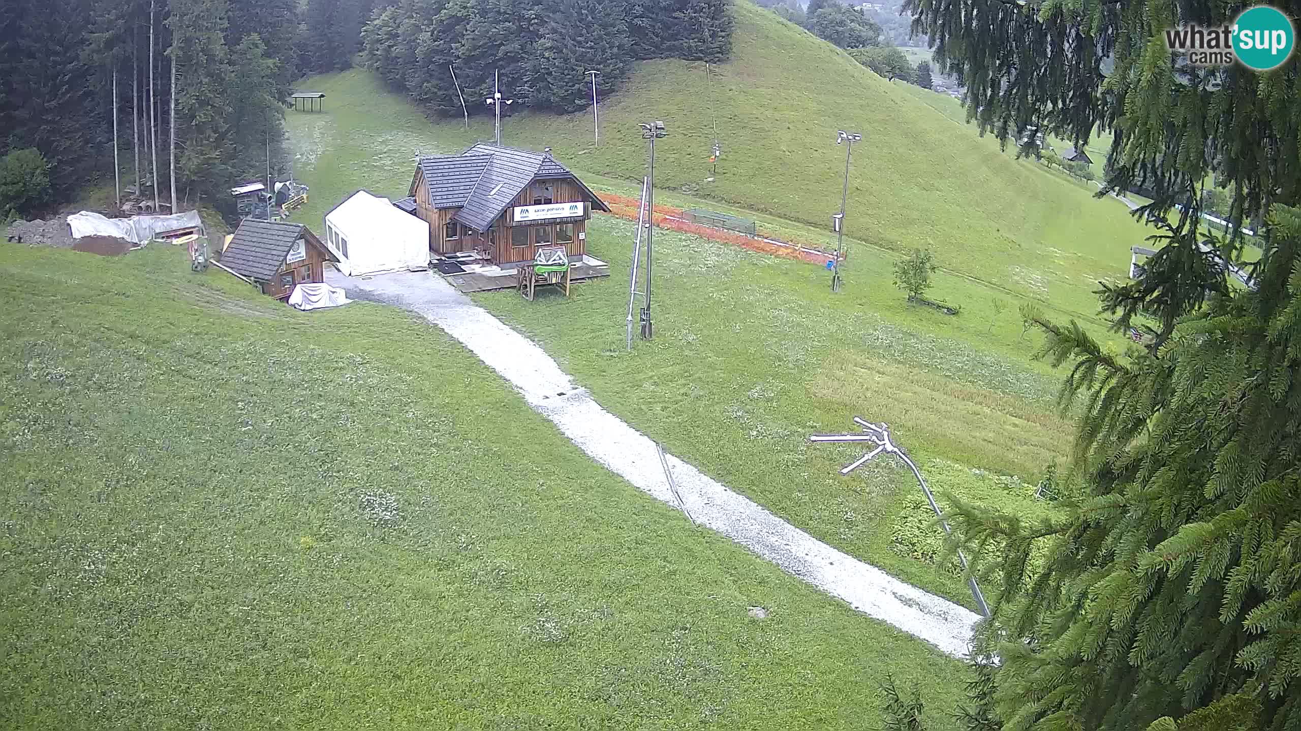 Smučišče Rudno – Pogled na spodnji del smučišča