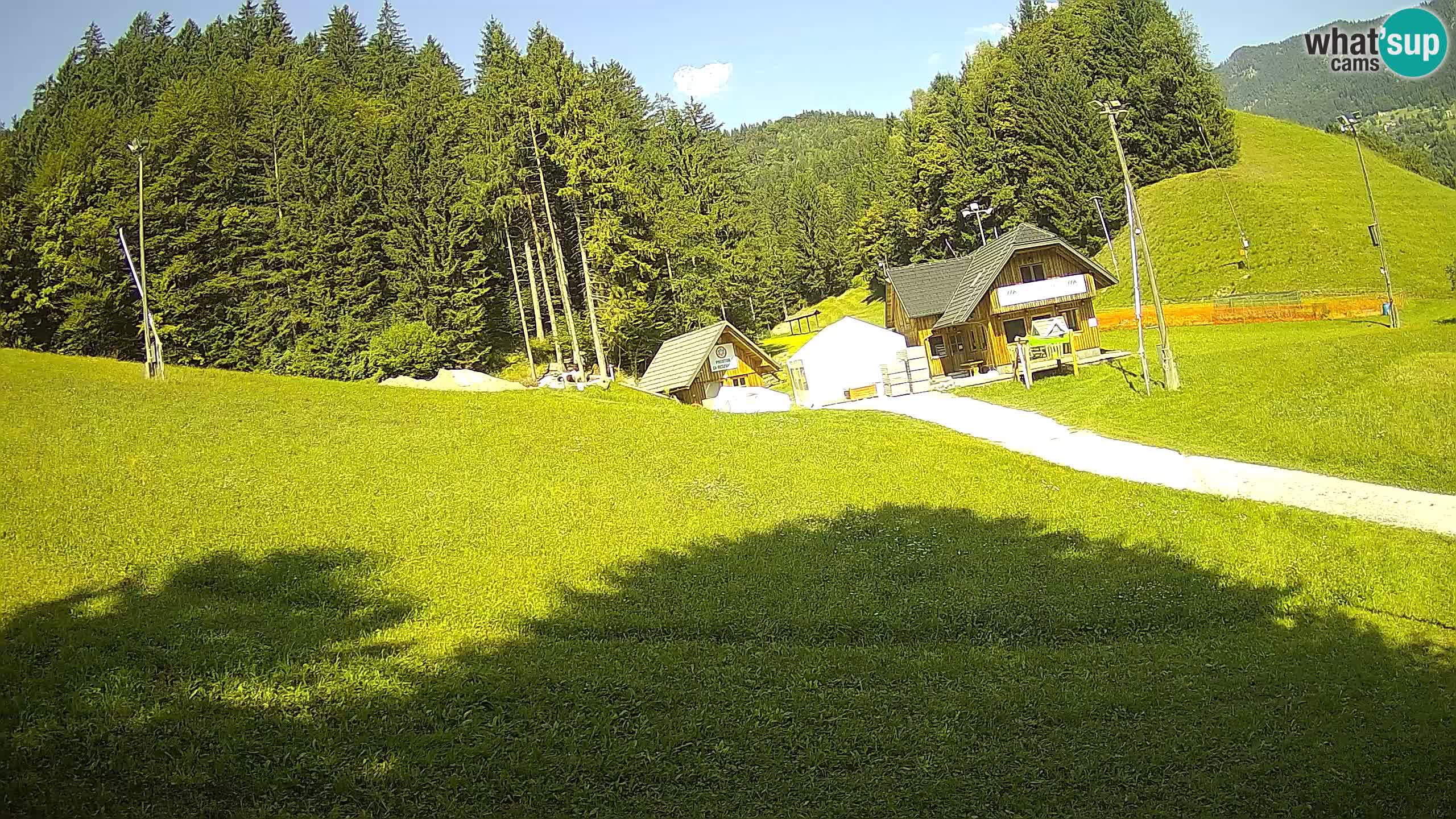 Smučišče Rudno – Pogled na spodnji del smučišča