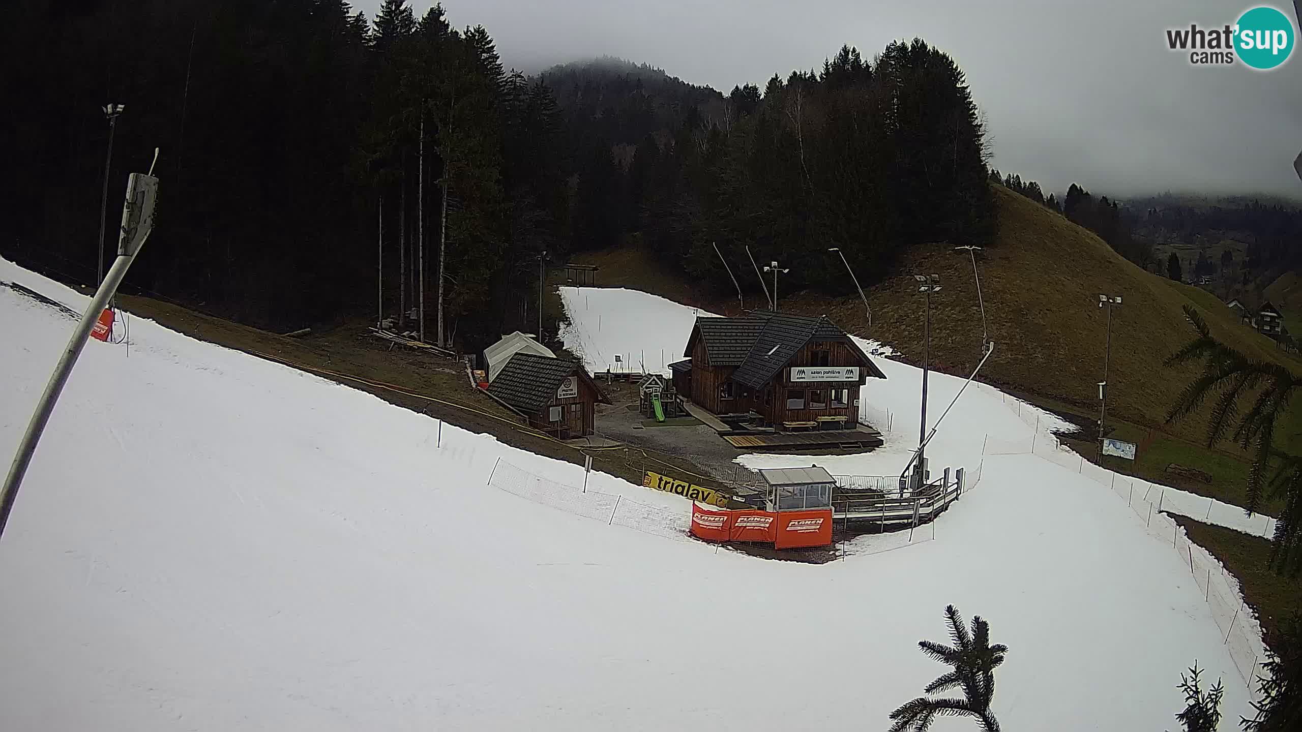 Smučišče Rudno – Pogled na spodnji del smučišča