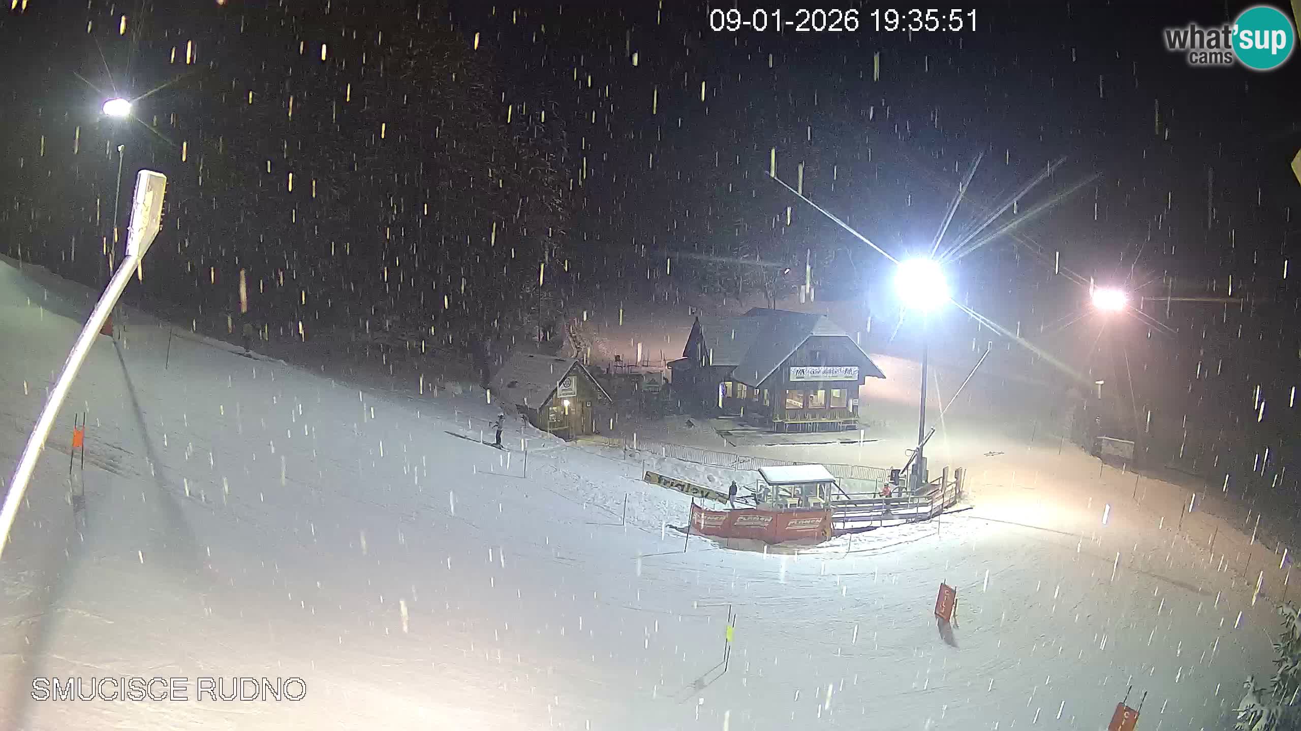 Smučišče Rudno – Pogled na spodnji del smučišča