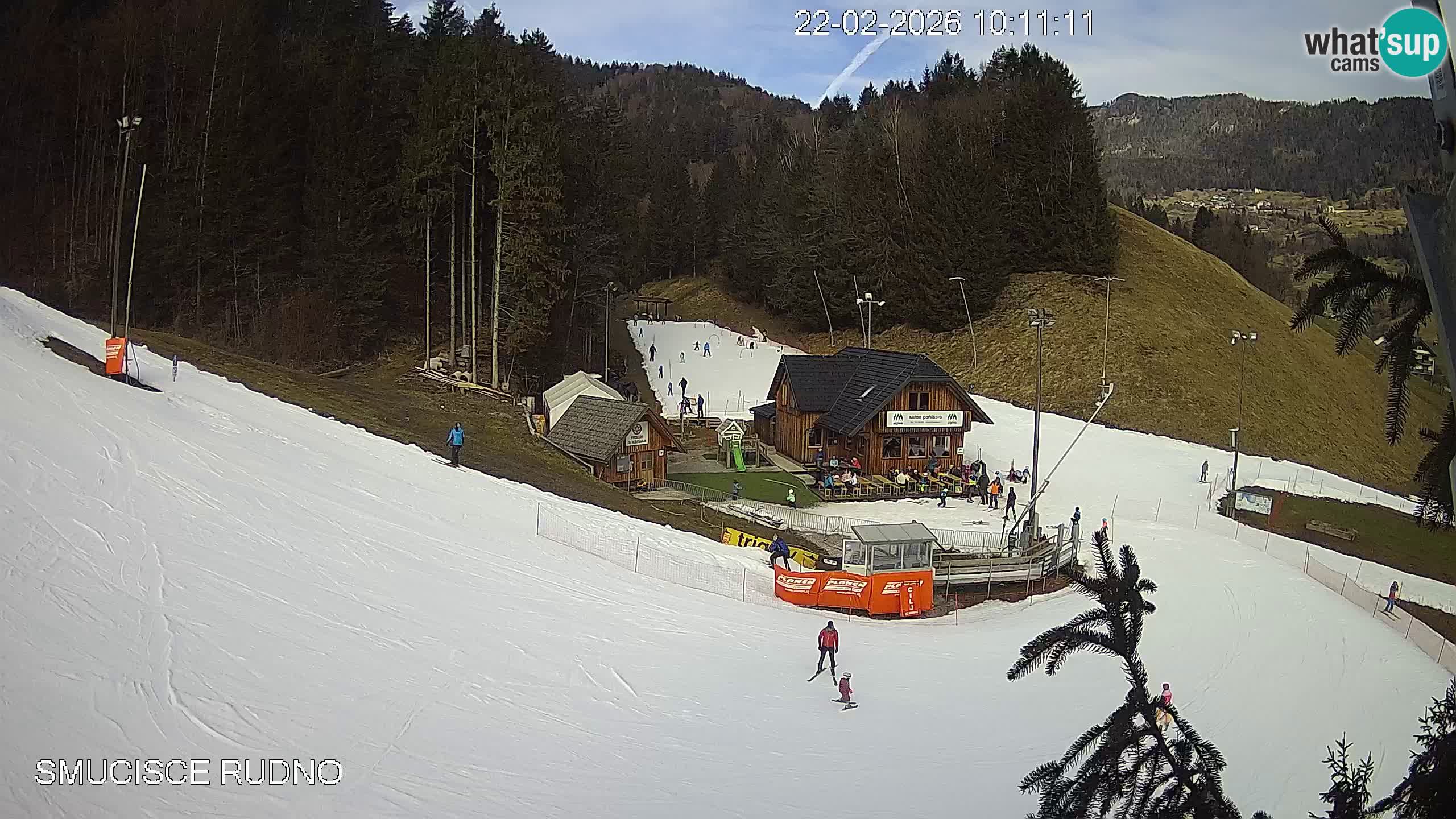 Smučišče Rudno – Pogled na spodnji del smučišča