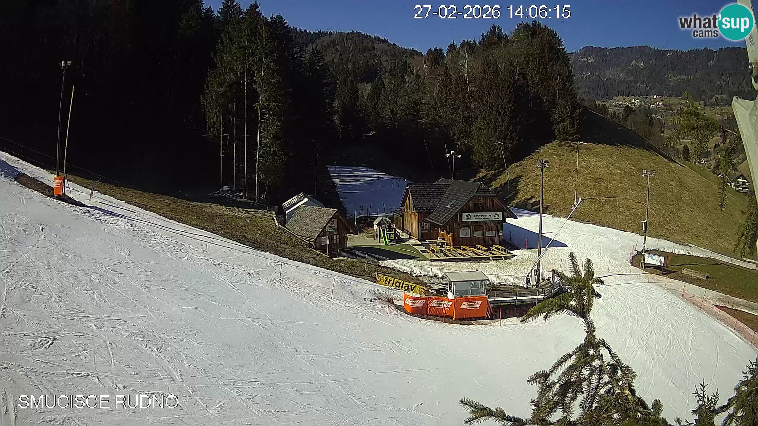 Smučišče Rudno – Pogled na spodnji del smučišča