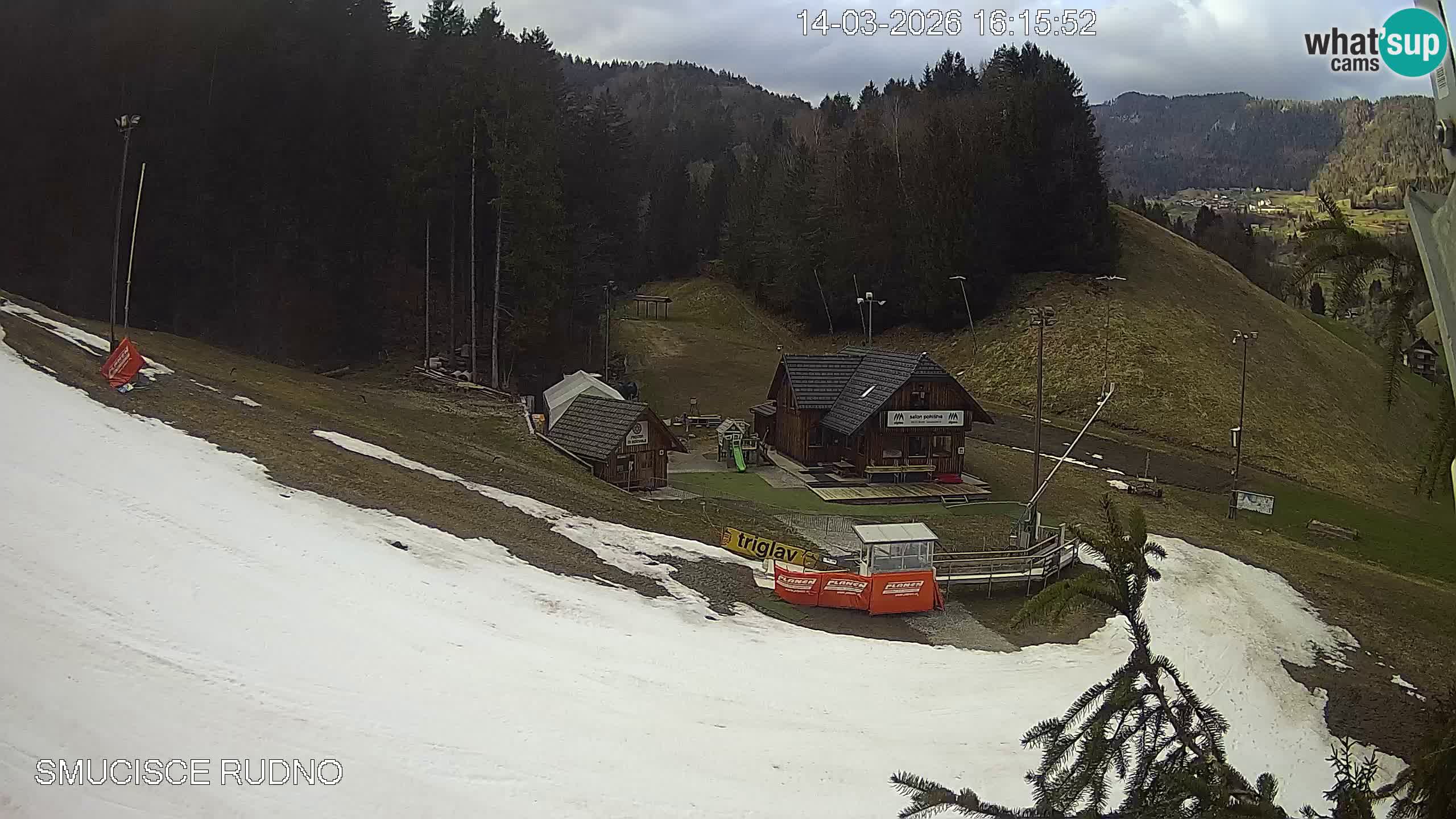 Smučišče Rudno – Pogled na spodnji del smučišča