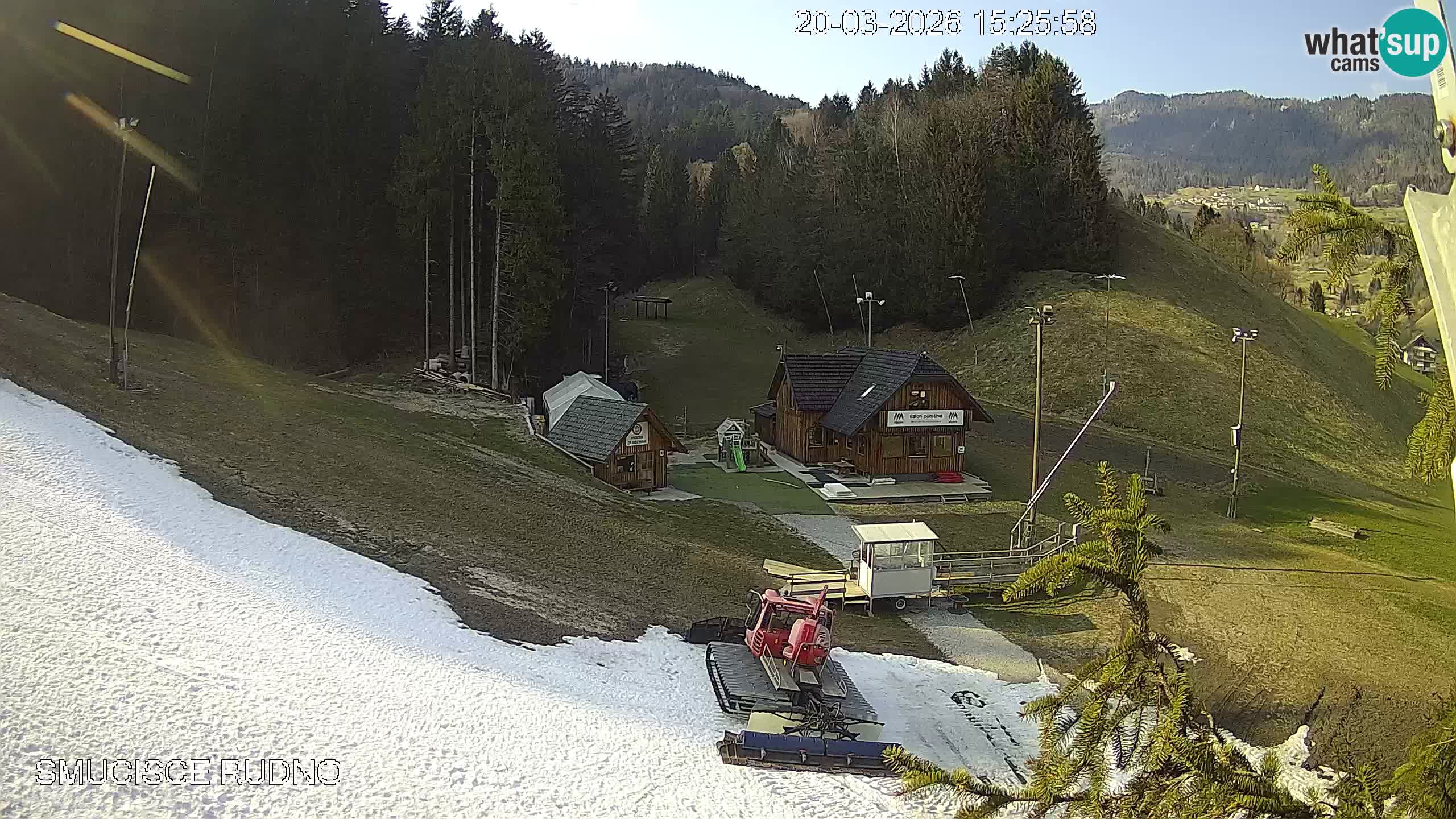 Smučišče Rudno – Pogled na spodnji del smučišča